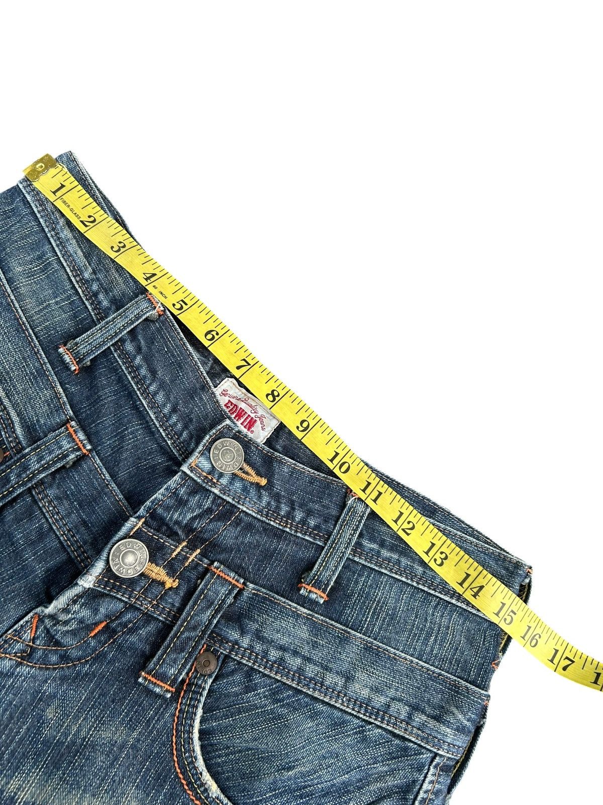 Kapital Double Waist Vintage Edwin Japanese Brand Denim jeans Size US 30 / EU 46 - 10 Thumbnail