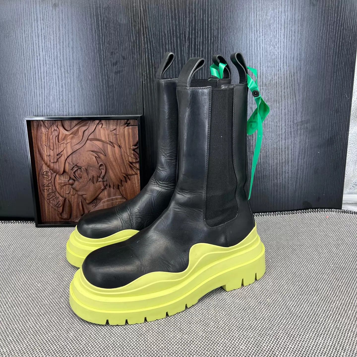 Bottega Veneta bv Chelsea boots Avocado Green size 38 with box Size US 7.5 / IT 37.5 - 1 Thumbnail