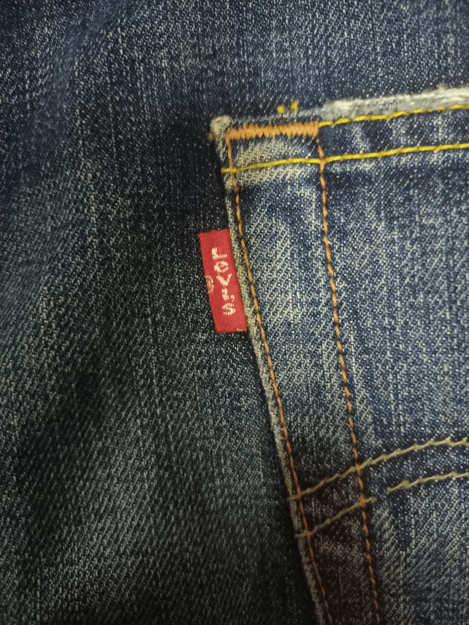 Levi's Vintage 90s Levis 501 Selvedge Premium Baggy Jeans Size US 36 / EU 52 - 10 Thumbnail