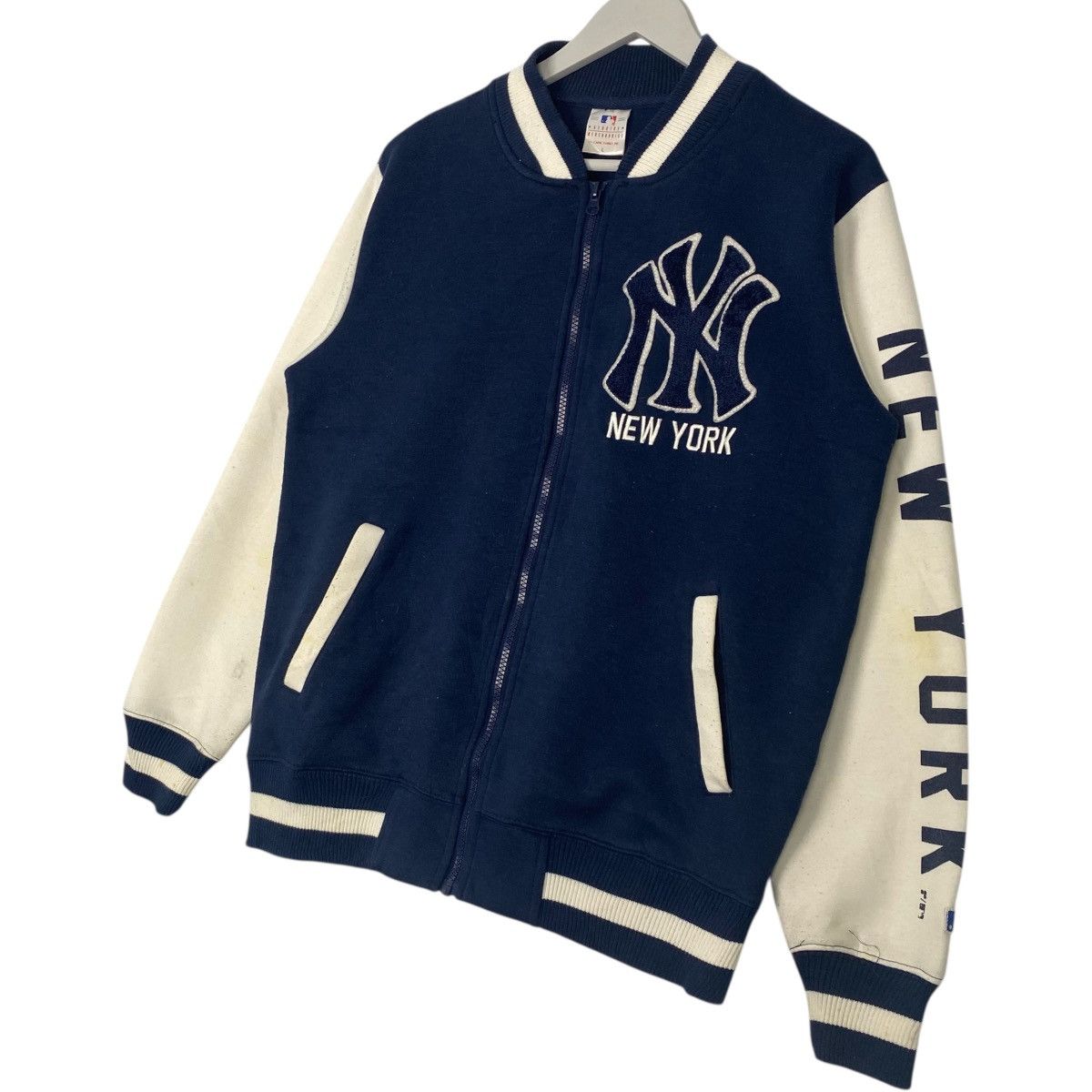 Other Vintage New York Yankees Full Zip Varsity Size L Size US L / EU 52-54 / 3 - 2 Thumbnail