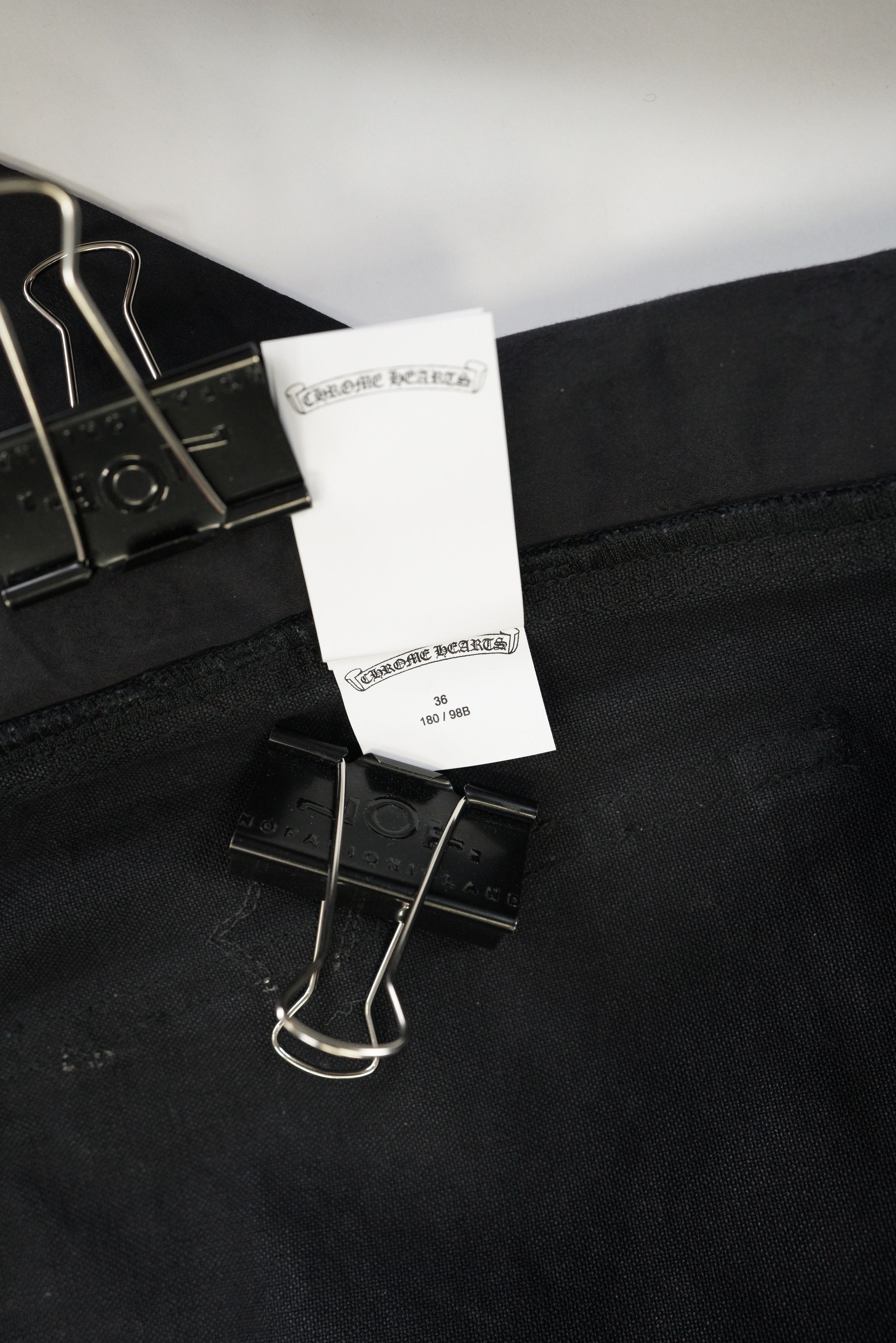 Chrome Hearts Chrome Hearts Black Leather Cross Patch Carpenter Shorts Size US 36 / EU 52 - 16 Thumbnail