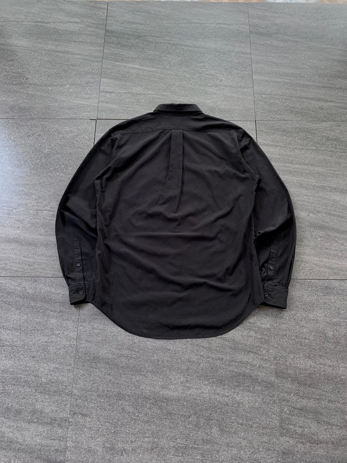 Yohji Yamamoto FREE TAX! Costume D'Homme Black Ls Shirt Size US M / EU 48-50 / 2 - 4 Thumbnail