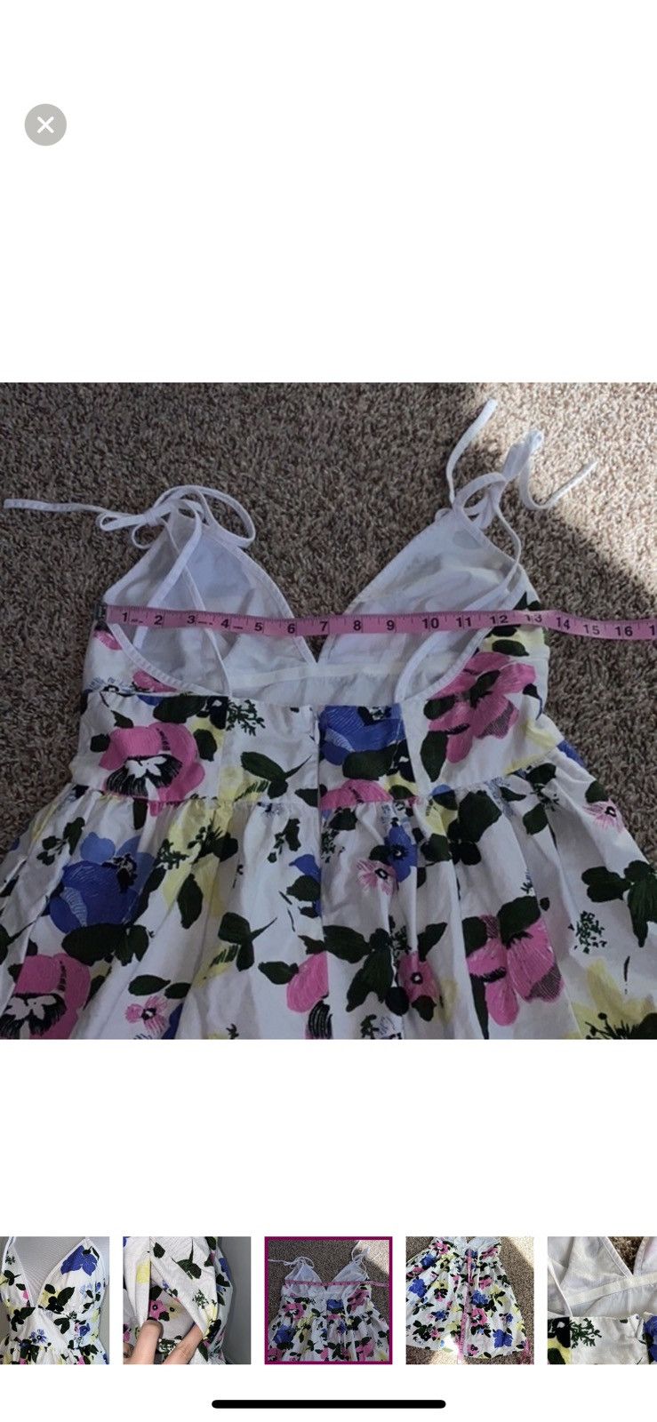 Jack Wills Jack wills Ella oxford floral dress size 6 or 8 Size M / US 6-8 / IT 42-44 - 3 Thumbnail