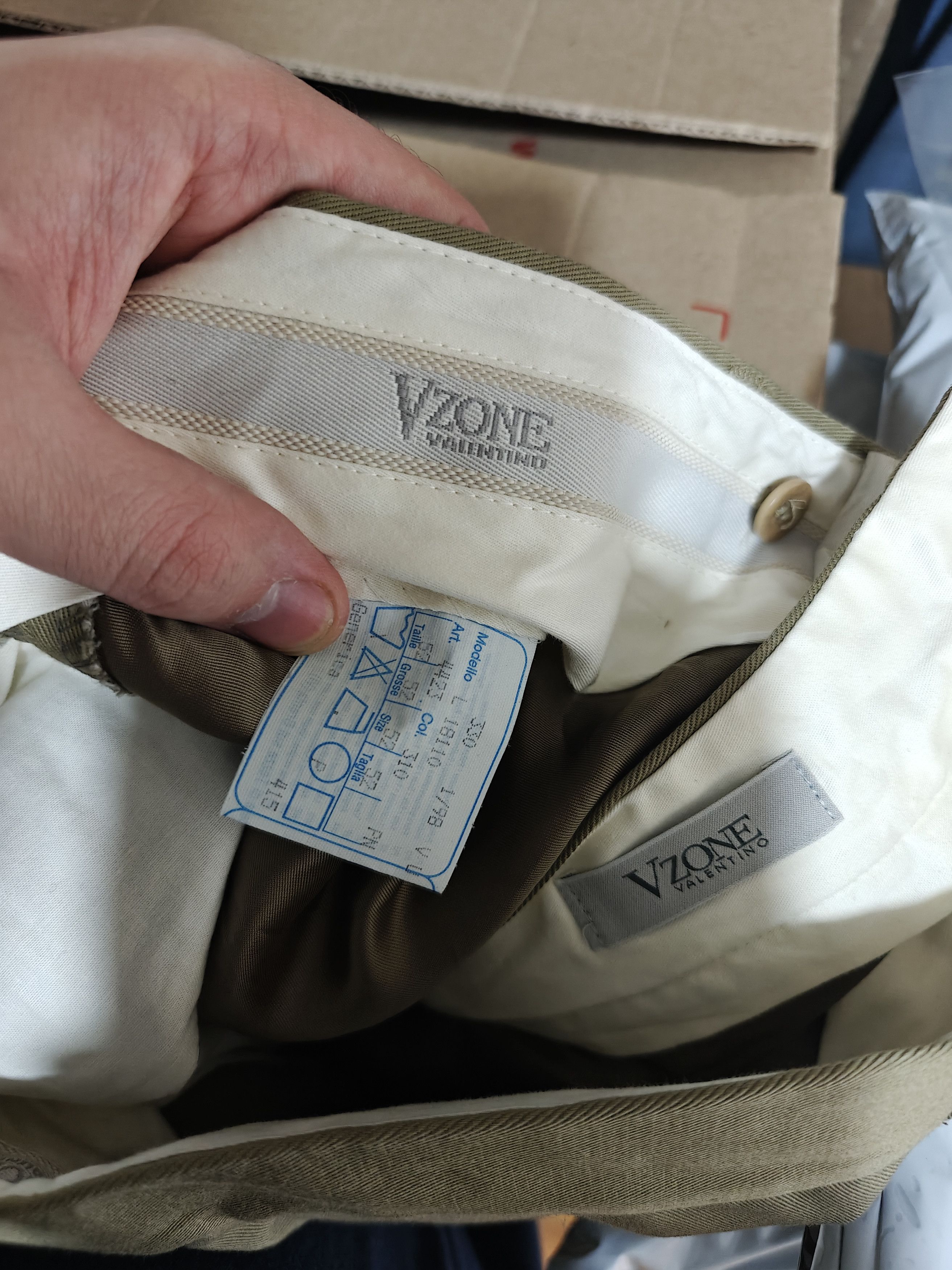 Valentino Valentino Vzone Pants Vintage Trousers Brown 90'S Size 36x36 Size US 36 / EU 52 - 12 Thumbnail