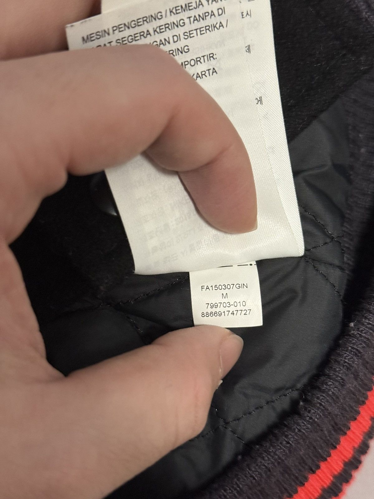 Jordan Brand × Supreme Supreme nike Jordan hooded varsity jacket Size US M / EU 48-50 / 2 - 6 Thumbnail