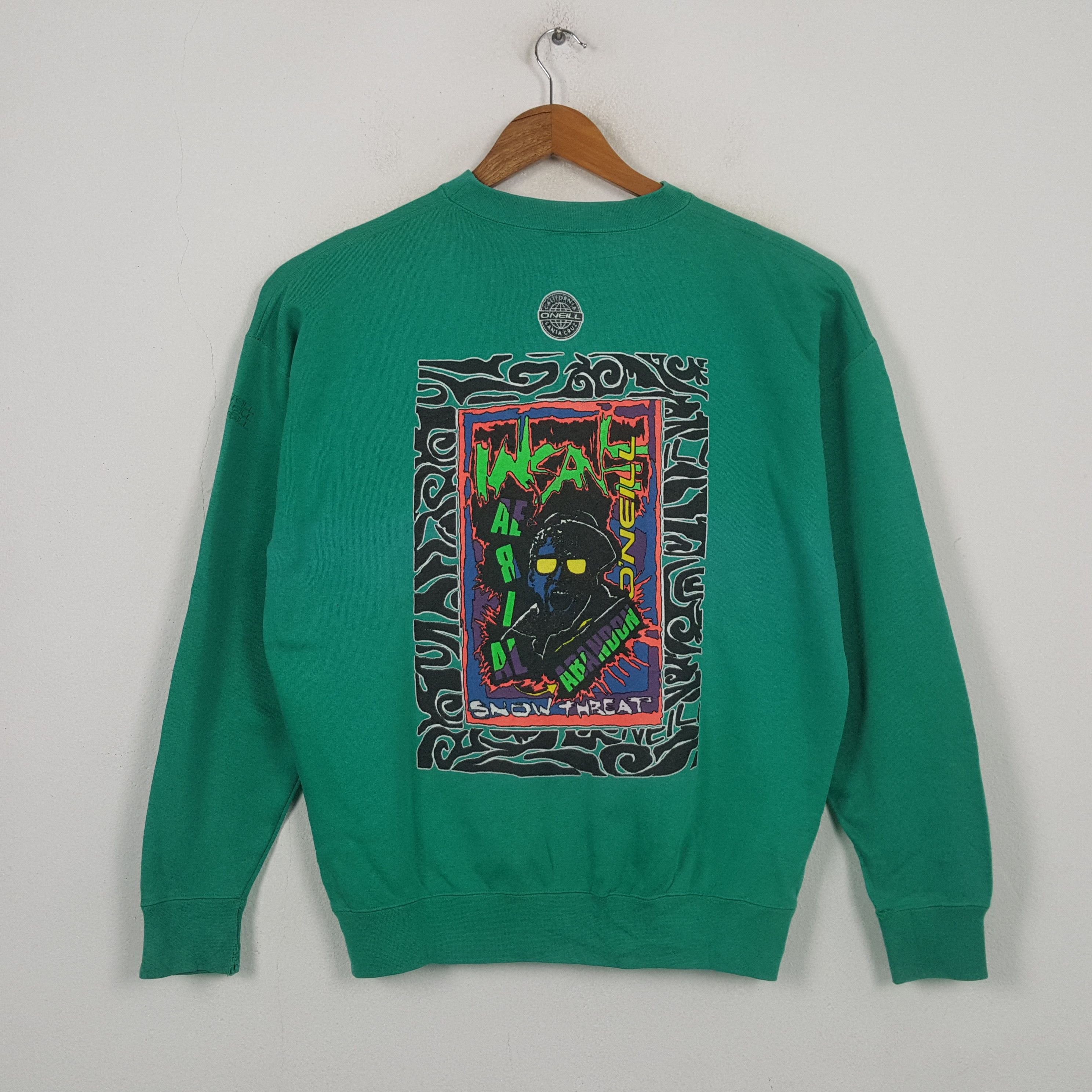 O'Neill Vintage Oneill Surfing Style Brand Sweatshirt RR1 Size US L / EU 52-54 / 3 - 1 Thumbnail