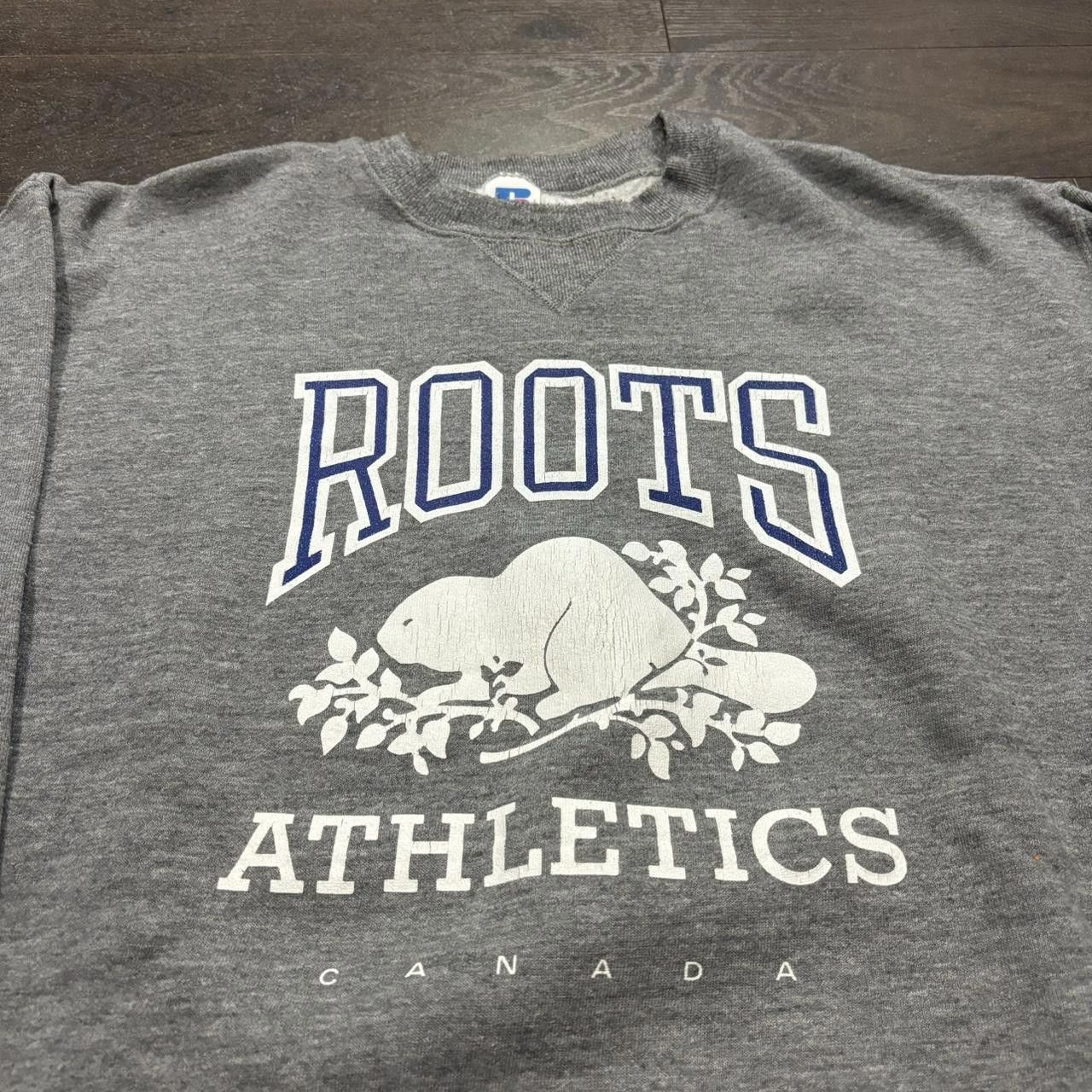 Roots vintage roots athletics crewneck sweatshirt 90s L/XL Size US XL / EU 56 / 4 - 2 Thumbnail