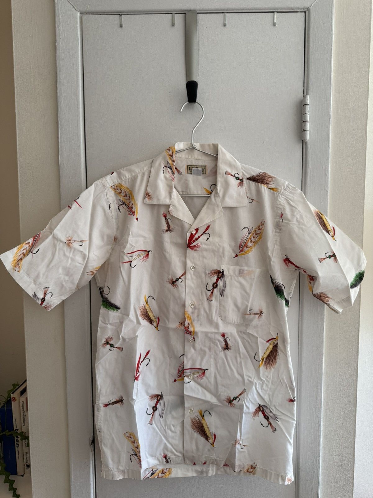 L.L. Bean Vtg LL Bean Fly Fishing Shirt Camp Collar Button Up White Sm Size US S / EU 44-46 / 1 - 1 Thumbnail