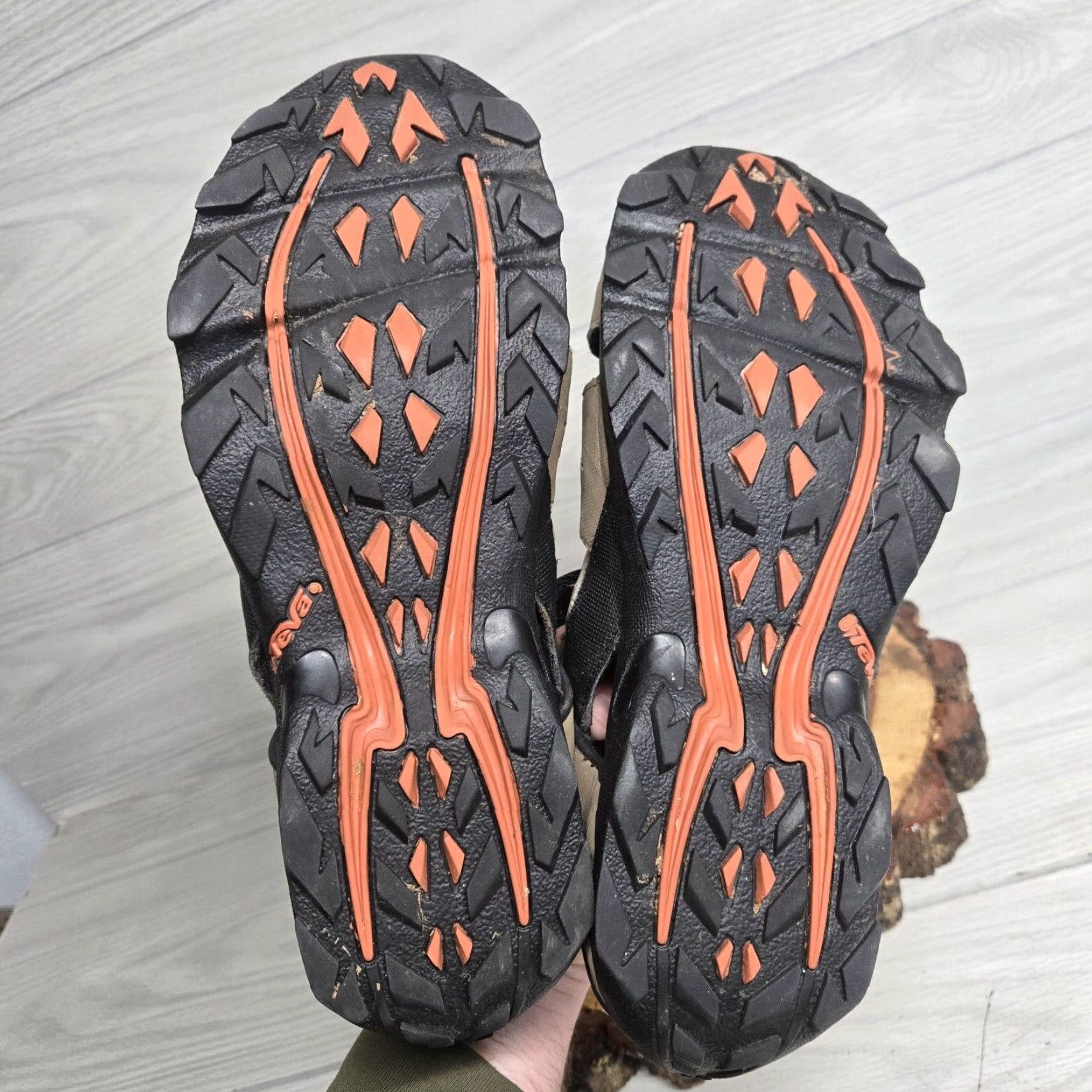 Teva VINTAGE Teva Brown Gladiator Strap Sandals Slip-On Adult Mens Size 12 Size ONE SIZE - 6 Thumbnail