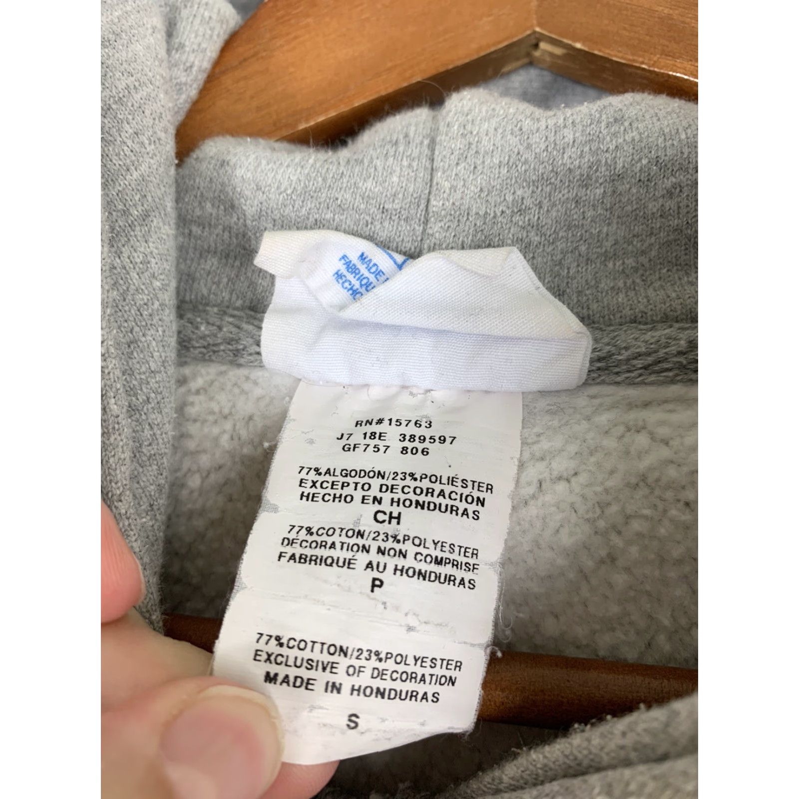 Champion Champion Hoodie Women’s Small Gray Reverse Weave Embroidered Spellout Pullover Pullover Hooded Sweatshirt Size S / US 4 / IT 40 - 6 Thumbnail