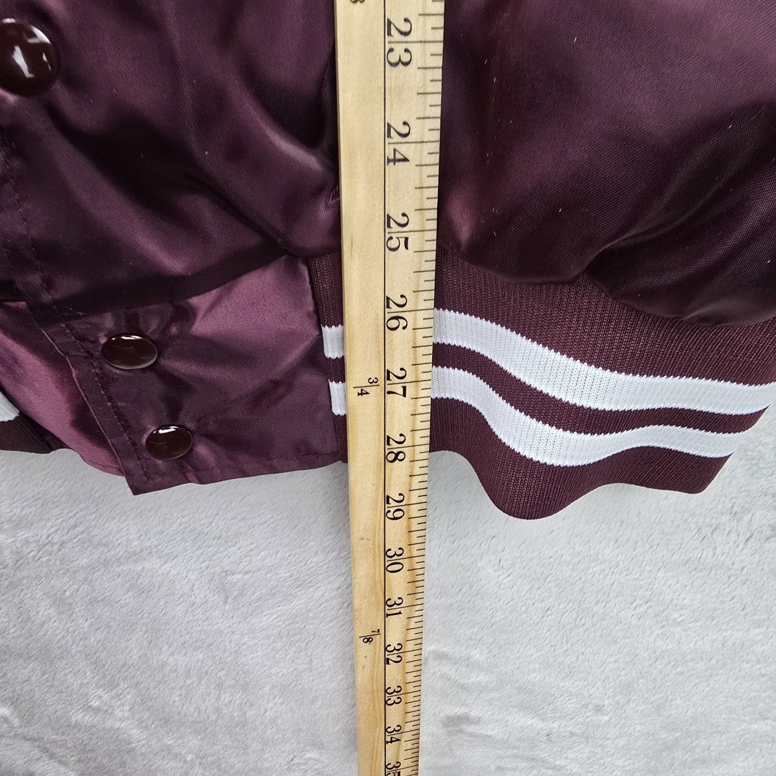 Other Vintage Don Alleson Bomber Jacket XL Maroon Satin Quilted Size US XL / EU 56 / 4 - 10 Thumbnail