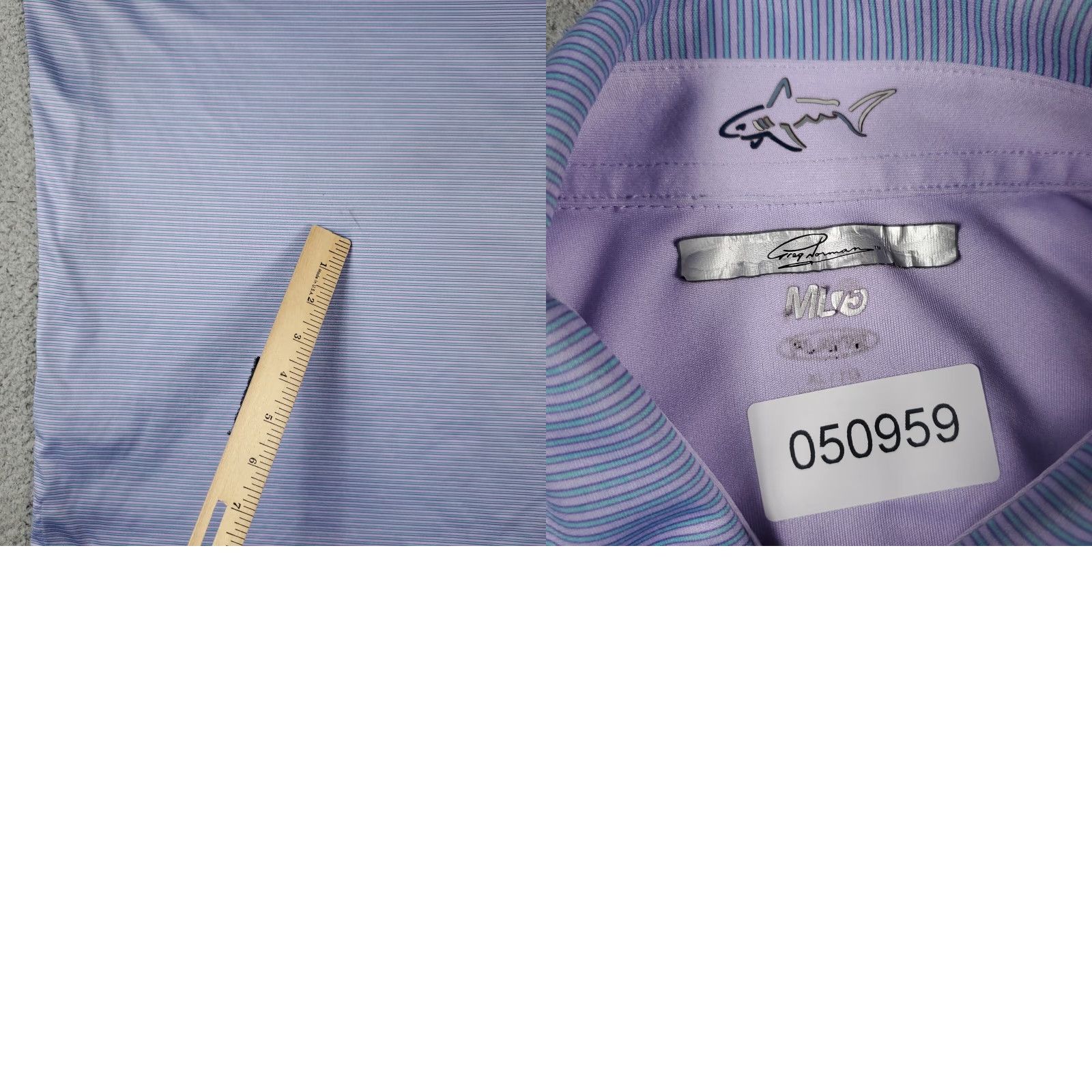 Vintage Greg Norman Polo Shirt Mens XL Blue Striped Polo Shirt XL Mens Blue Striped Golf Casual Short Sleeve Polo Shirt Size US XL / EU 56 / 4 - 8 Thumbnail