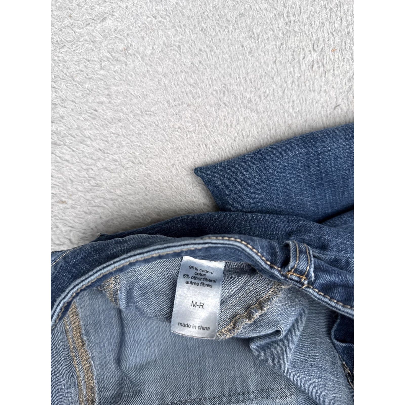 Vintage Maurices Jeans Womens M Blue Skinny Mid Rise Slim Fit Stretch Denim Medium Wash 90s City Womens Size 32" / US 10 / IT 46 - 7 Thumbnail