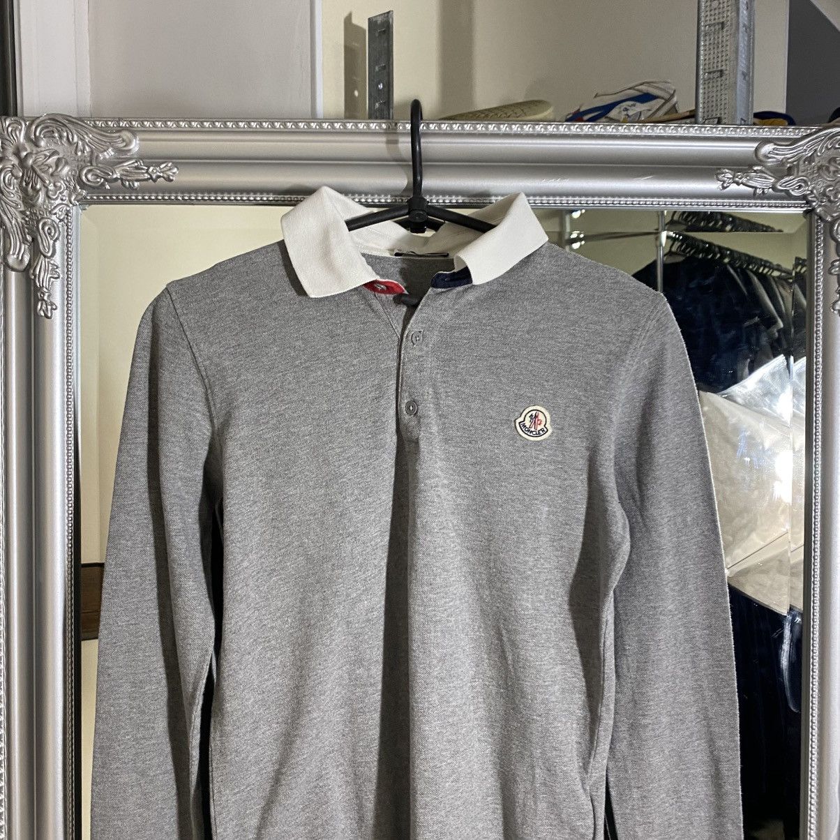 Moncler Moncler polo longsleeve t shirt Size US XXS / EU 40 - 2 Thumbnail