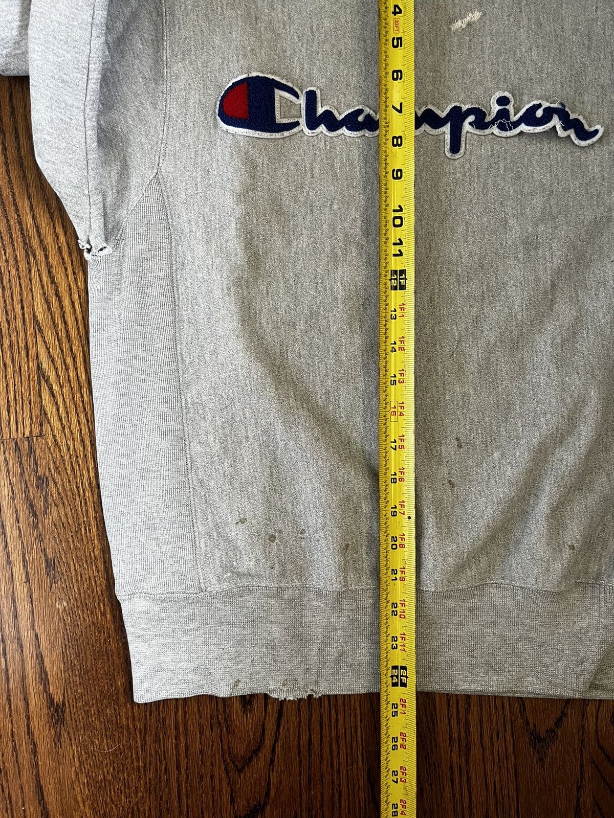 Champion Trashed Champion Reverse Weave Crewneck Size US S / EU 44-46 / 1 - 4 Thumbnail