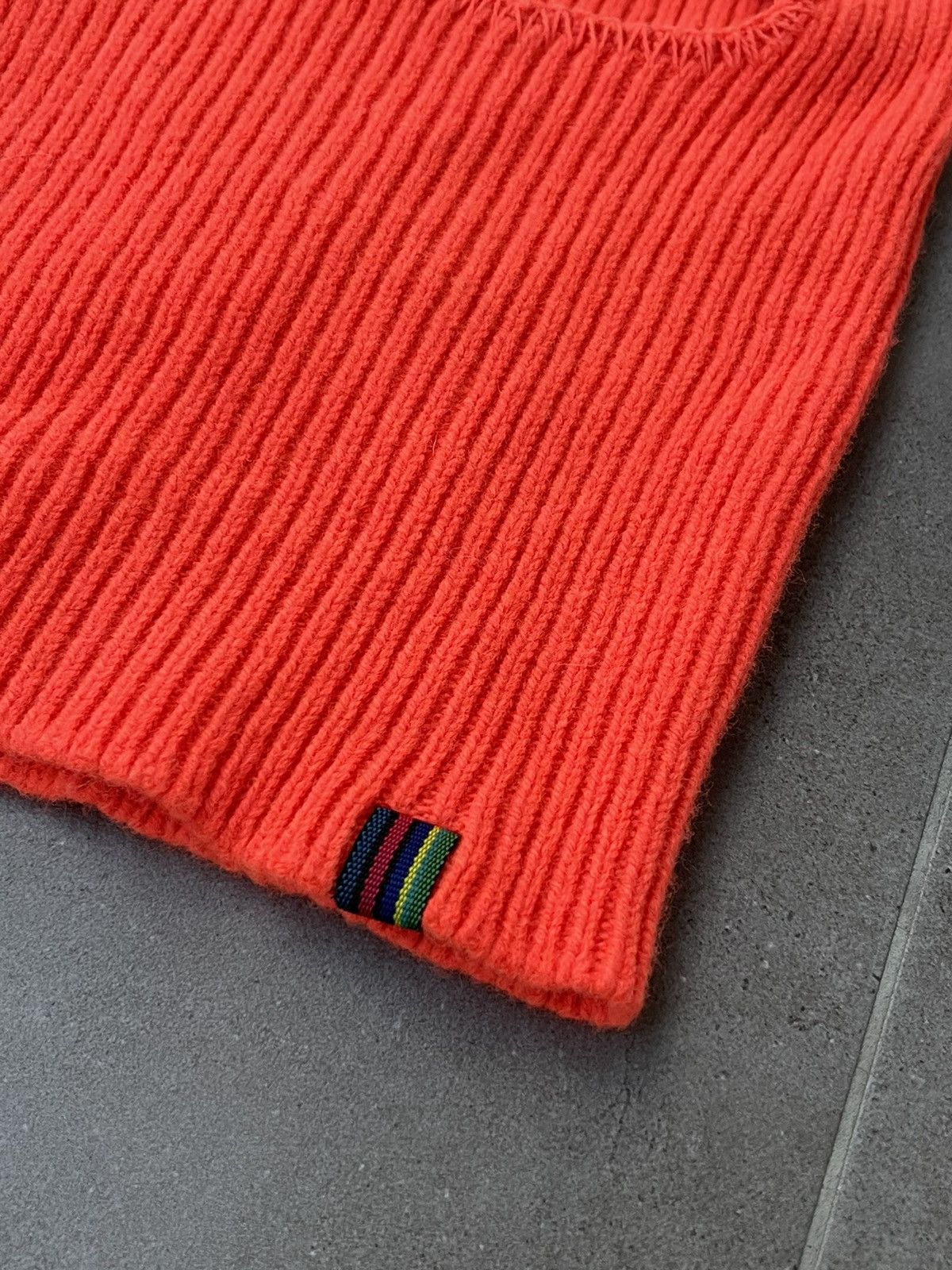 Paul Smith !DS! AW22 Paul Smith Orange Lambswool Balaclava Size ONE SIZE - 6 Thumbnail