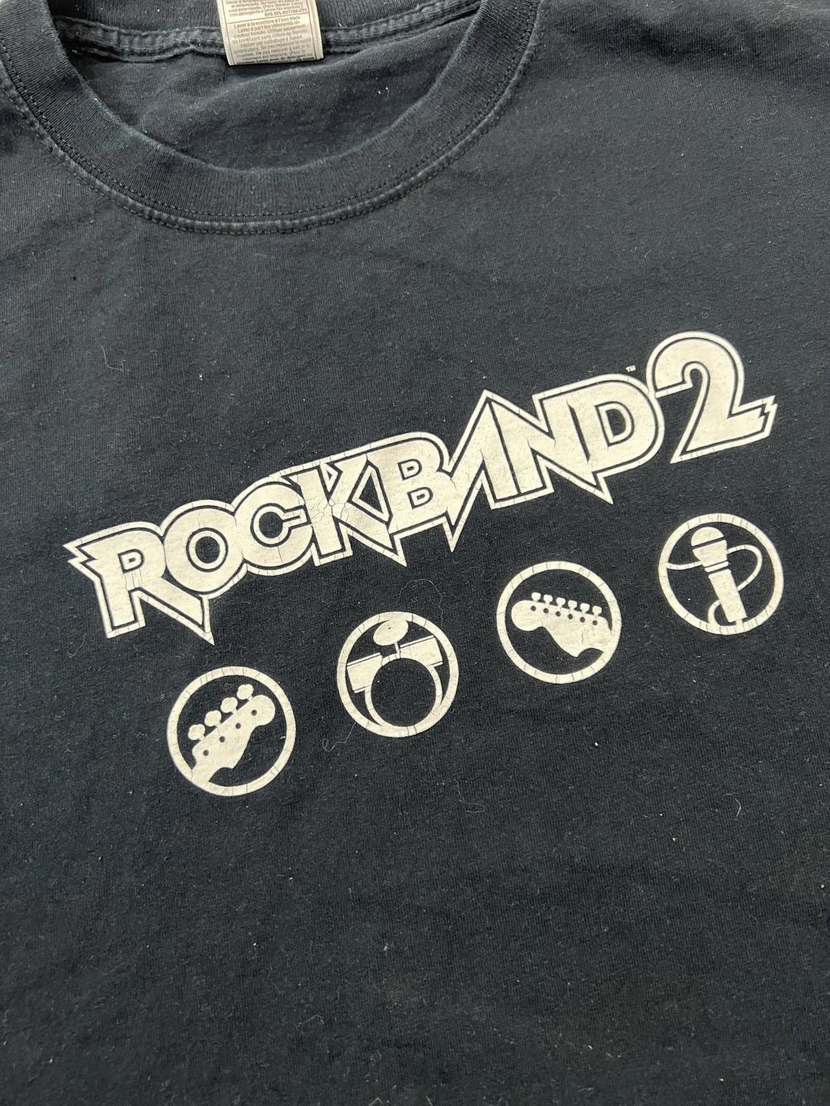 Fruit Of The Loom Rock Band 2 Graphic T-Shirt Large Size ONE SIZE - 2 Thumbnail