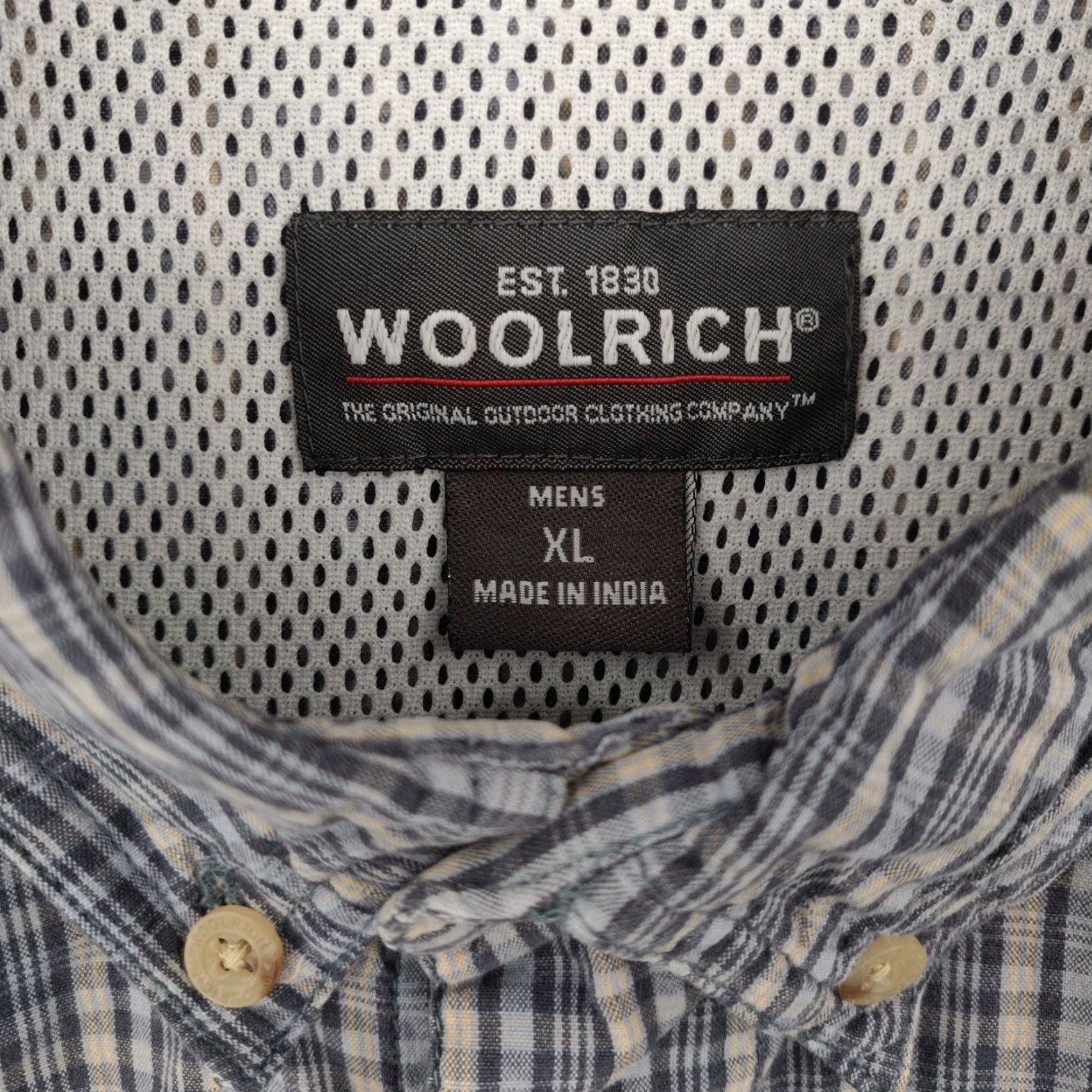 Vintage Woolrich Shirt Mens XL Plaid Short Sleeve Button Outdoor Hiking Fishing Vented Size US XL / EU 56 / 4 - 7 Thumbnail