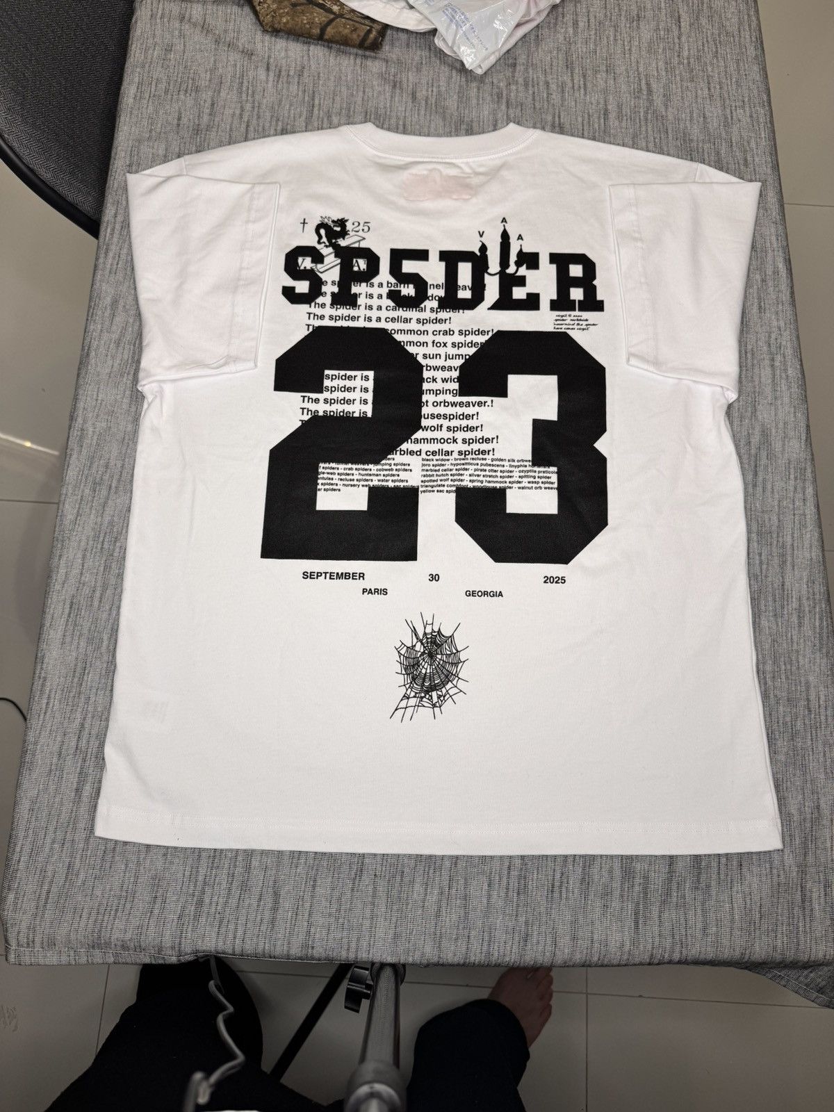 Sp5der Sp5der Pyrex Tee in White from Paris Size US XL / EU 56 / 4 - 4 Thumbnail