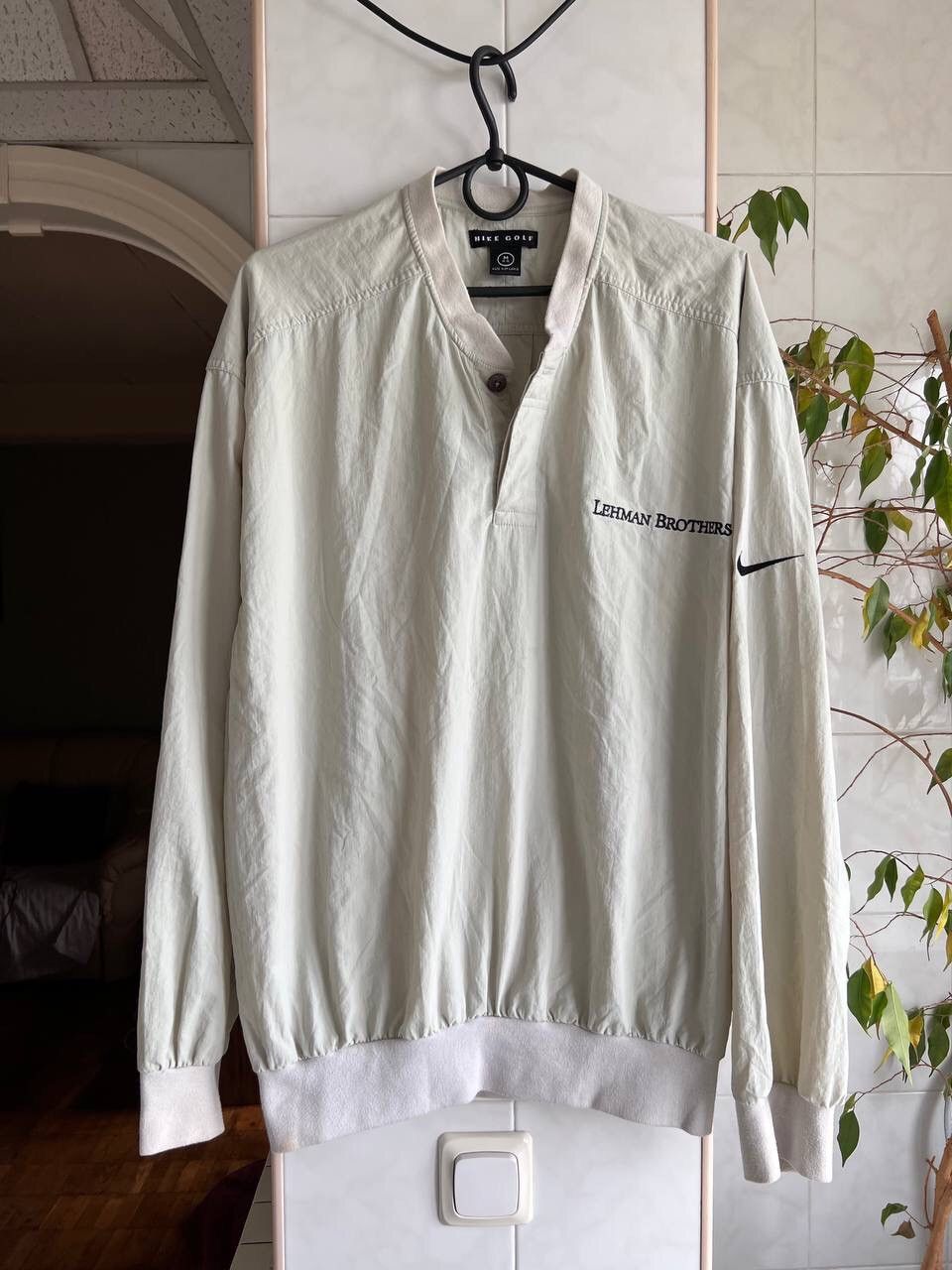 Nike Vintage Nike Golf Lehman brothers nylon crewneck sweatshirt Size US L / EU 52-54 / 3 - 11 Thumbnail