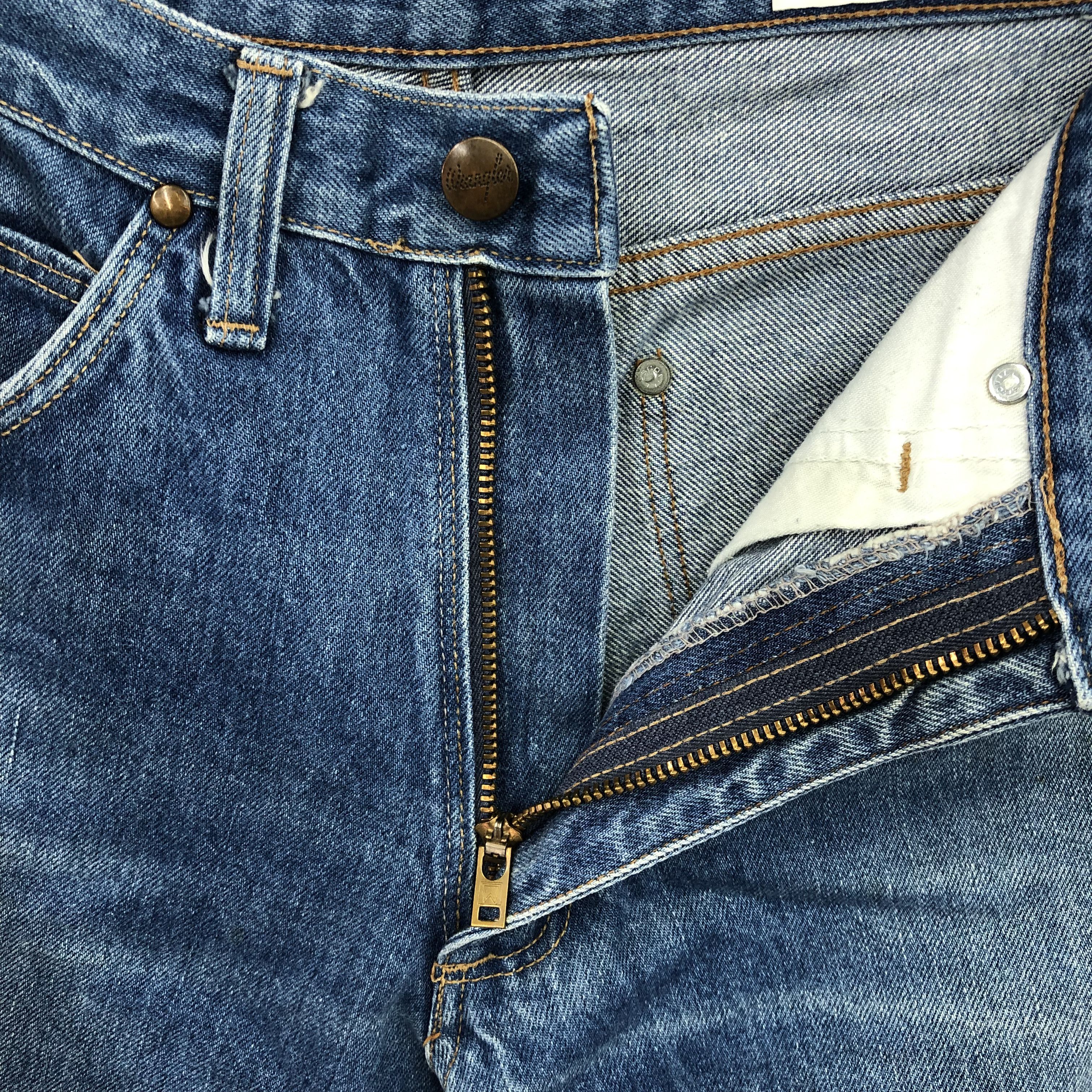 Wrangler Vintage 90s Wrangler Super Flare Blue Wash Jeans Denim Size 26" / US 2 / IT 38 - 5 Thumbnail