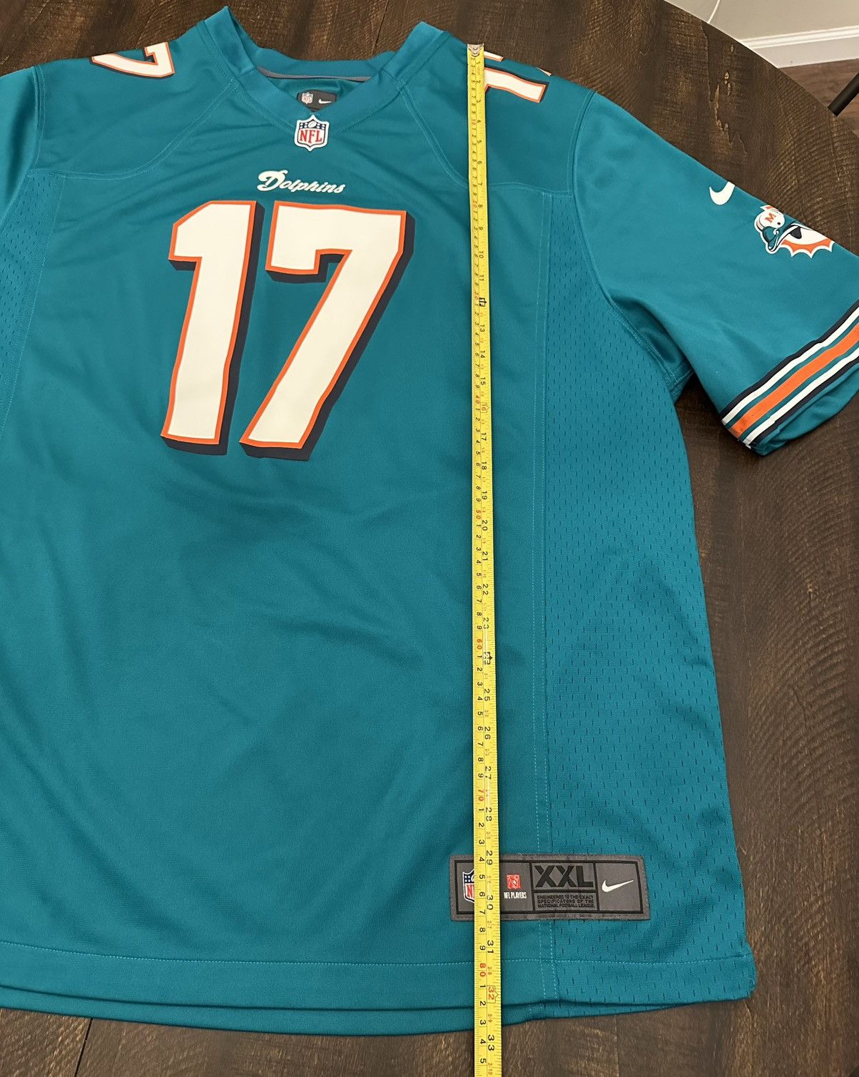 Nike Nike On Field NFL Miami Dolphins Ryan Tannehill # 17-XXL Size US XXL / EU 58 / 5 - 7 Thumbnail