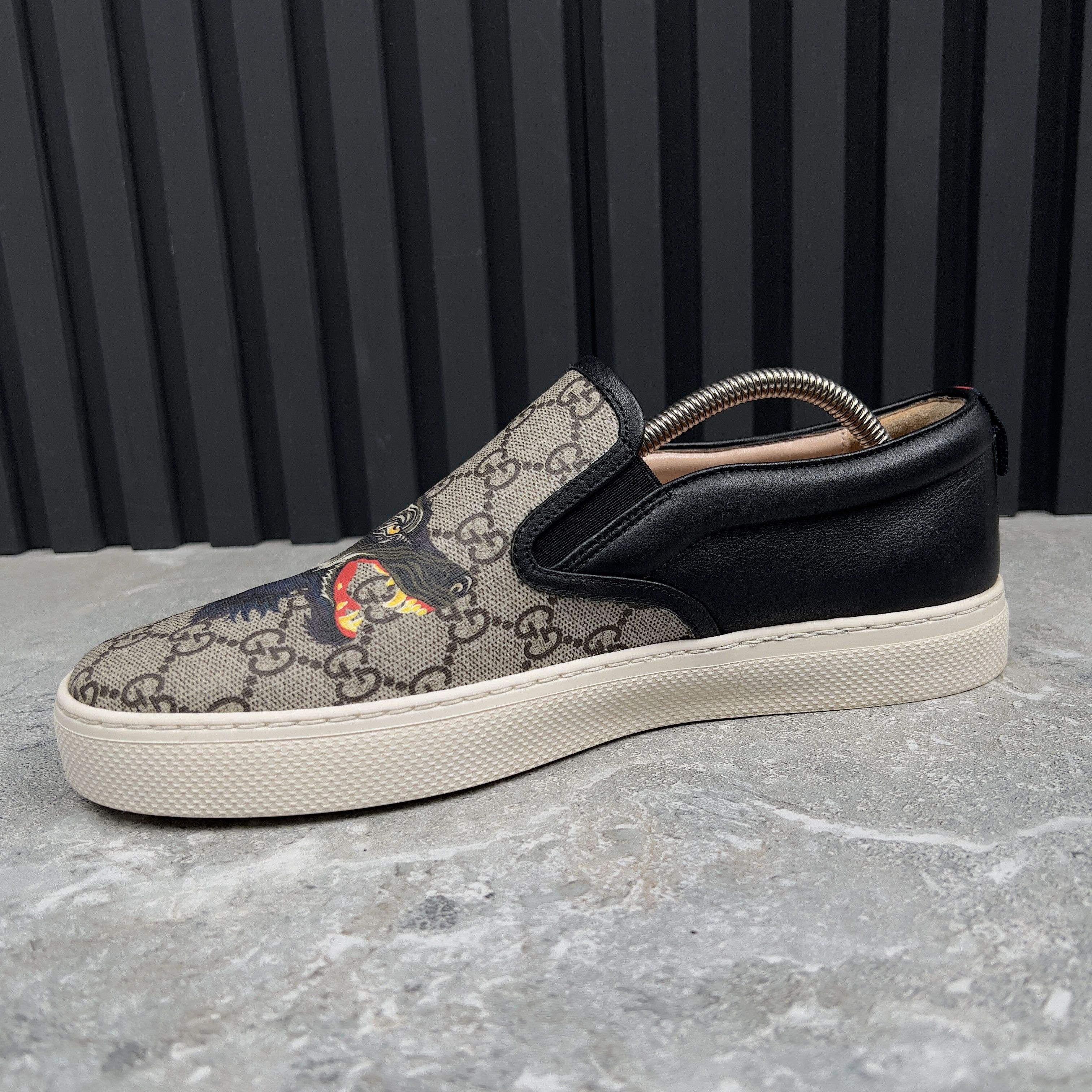 Gucci Gucci Dublin Wild Wolf GG Supreme Slip-On Leather Size US 9 / EU 42 - 7 Thumbnail