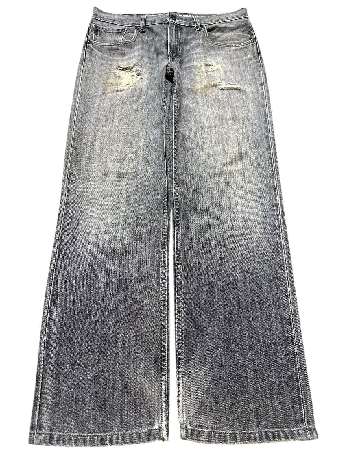 Levi's Vintage 90s Levis 502 Faded Wash Distress Style Loose Jeans Size US 32 / EU 48 - 1 Thumbnail