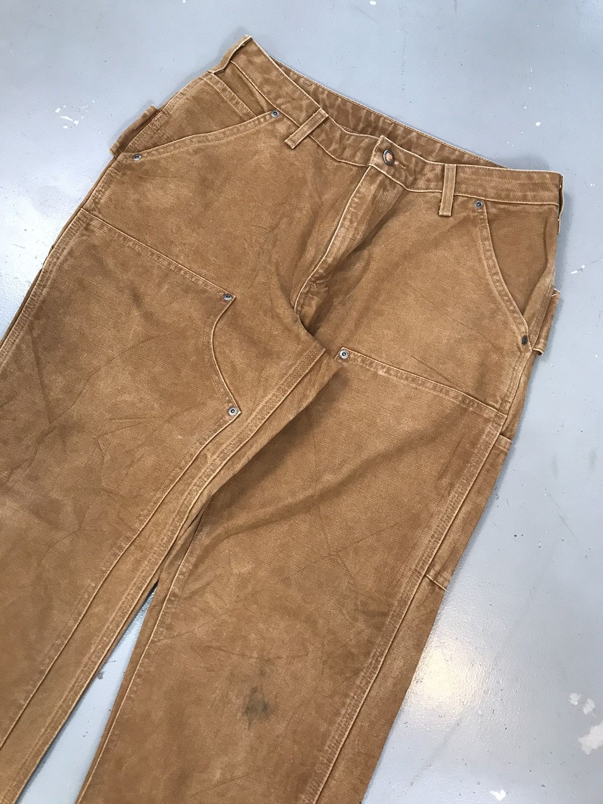Carhartt × Vintage Vintage Carhartt WB136 211 double knee denim Size US 32 / EU 48 - 4 Thumbnail