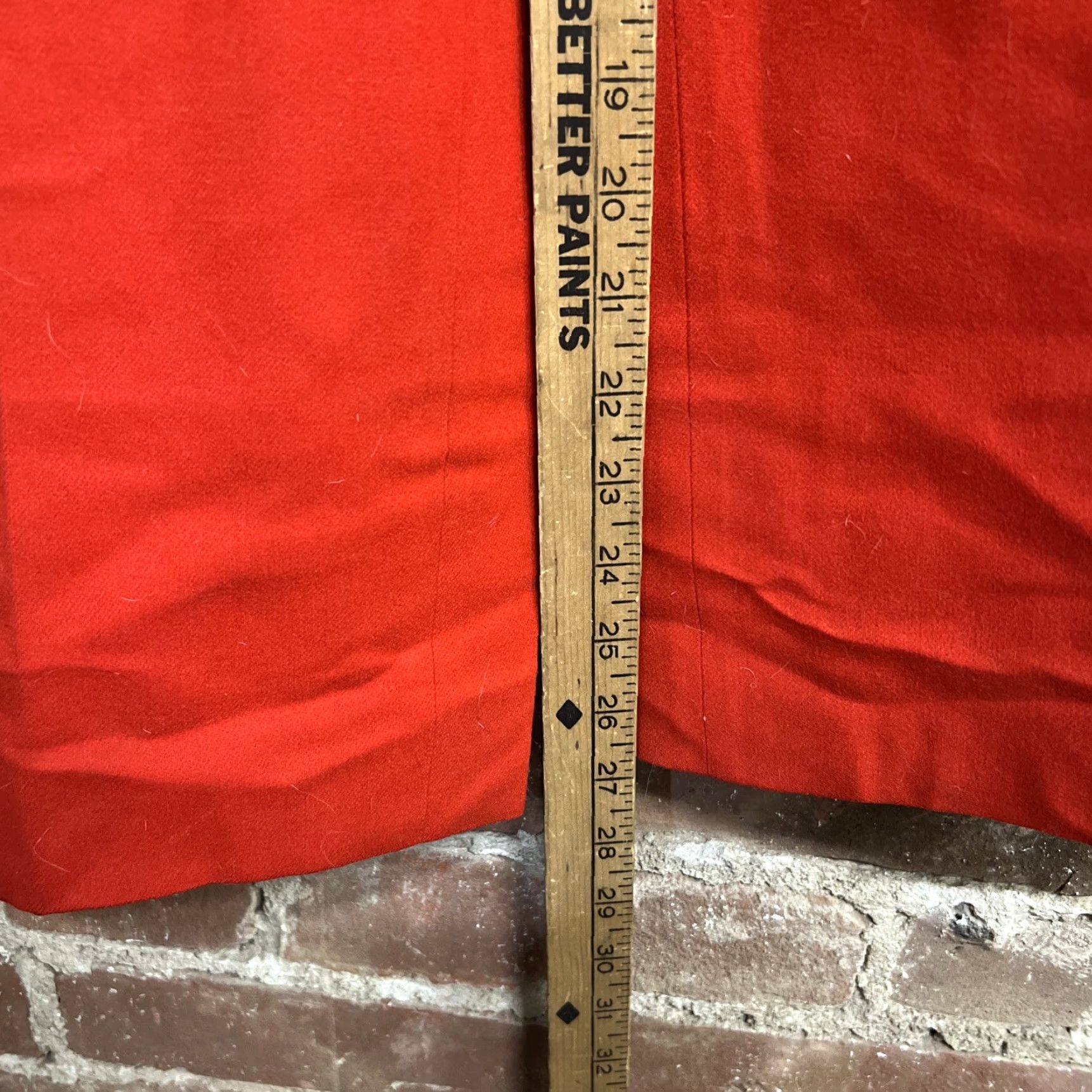 Pendleton VINTAGE Pendleton Jacket Pant Set 100% Wool Red Women's Suit 2 Piece Casual Size 28" / US 6 / IT 42 - 4 Thumbnail