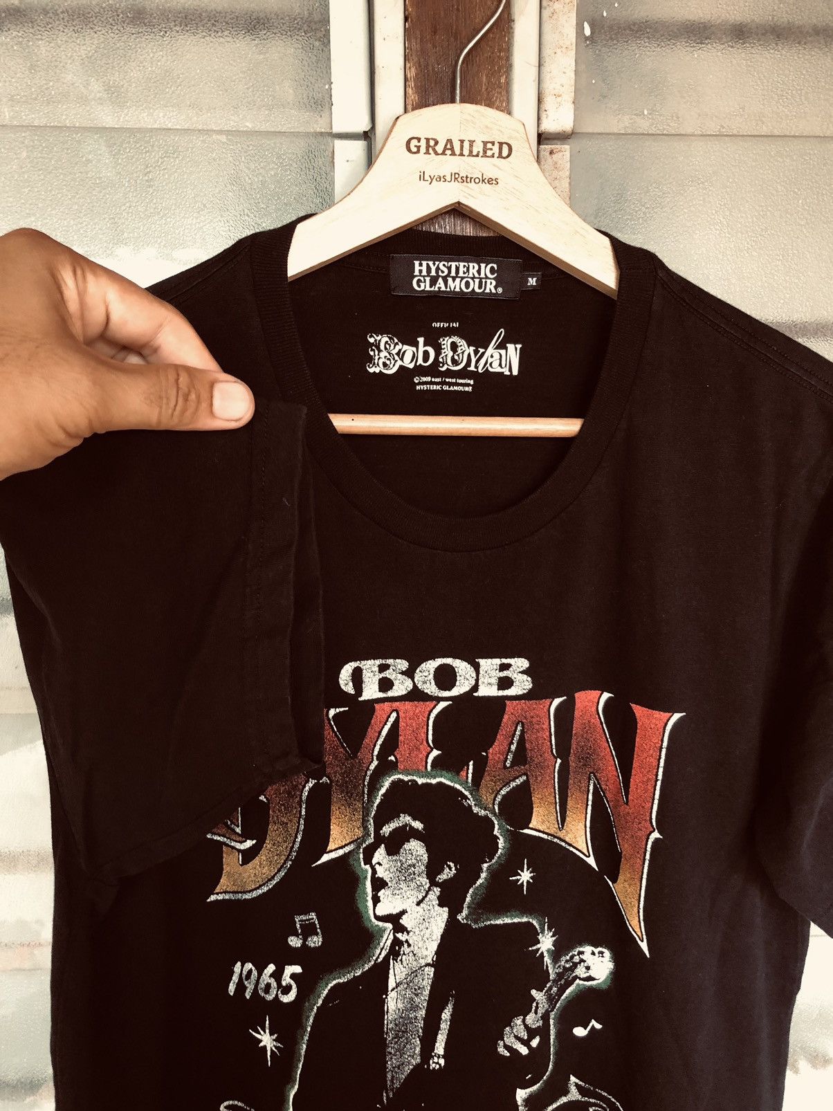 Hysteric Glamour Vintage 2009 Bob Dylan Hysteric Glamour Shirt Tee Size US M / EU 48-50 / 2 - 5 Thumbnail