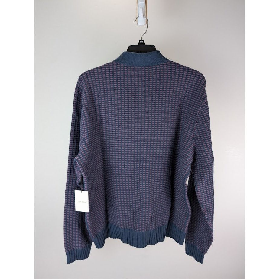 Aime Leon Dore o1rshd1 Long-Sleeve Polo Cardigan Moonlit in Ocean Size US XL / EU 56 / 4 - 15 Thumbnail