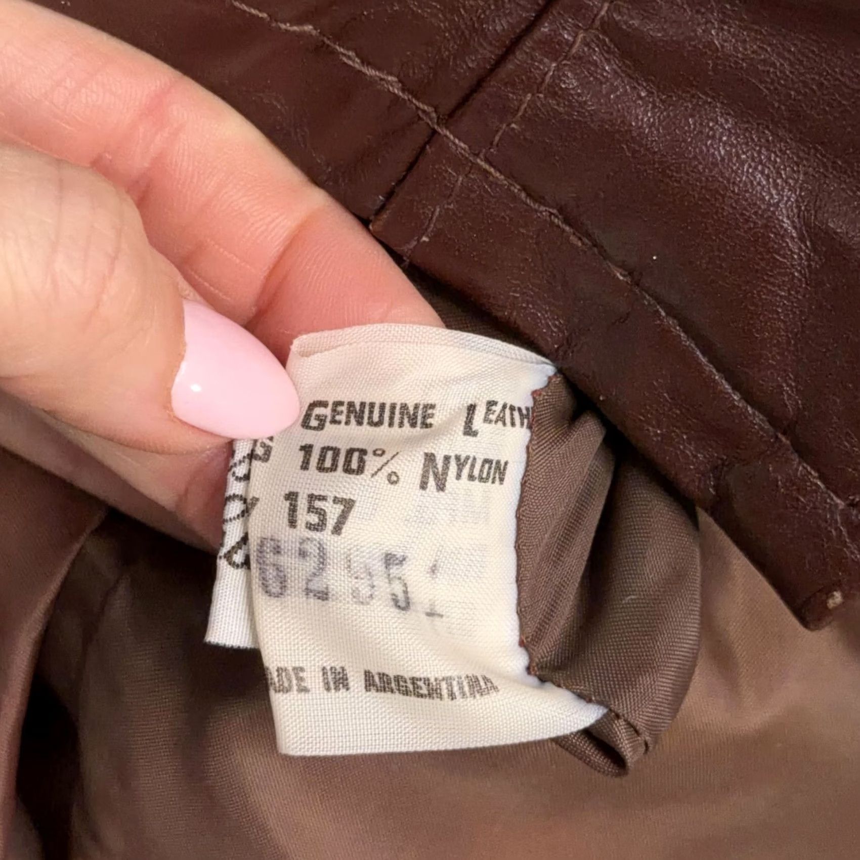 Sears VINTAGE The Leather Shop Jacket Mens 44 X-Tall Brown Leather Bomber Lined Sears 70s Size US S / EU 44-46 / 1 - 7 Thumbnail