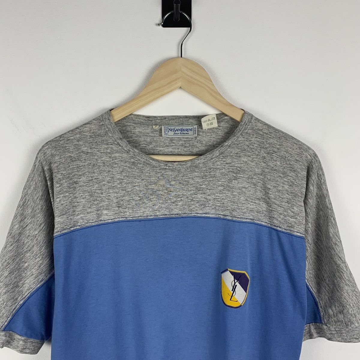 Yves Saint Laurent Vintage Yves Saint Laurent T-Shirt Short Sleeve Luxury Size US L / EU 52-54 / 3 - 2 Thumbnail