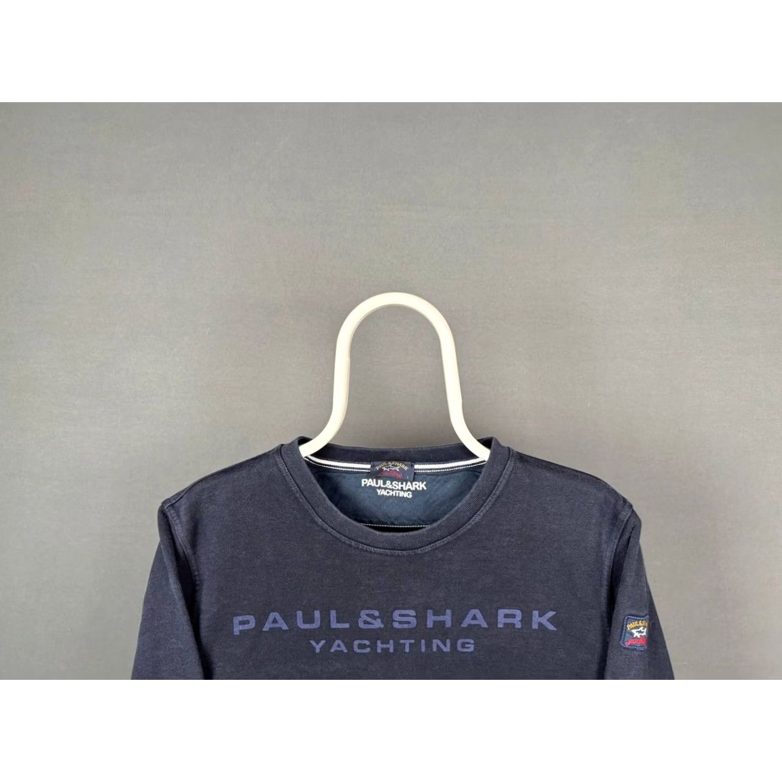 Paul & Shark Paul & Shark Mens Sweatshirt L Blue Cotton Long Sleeve Crew Neck Pullover Size US L / EU 52-54 / 3 - 3 Thumbnail