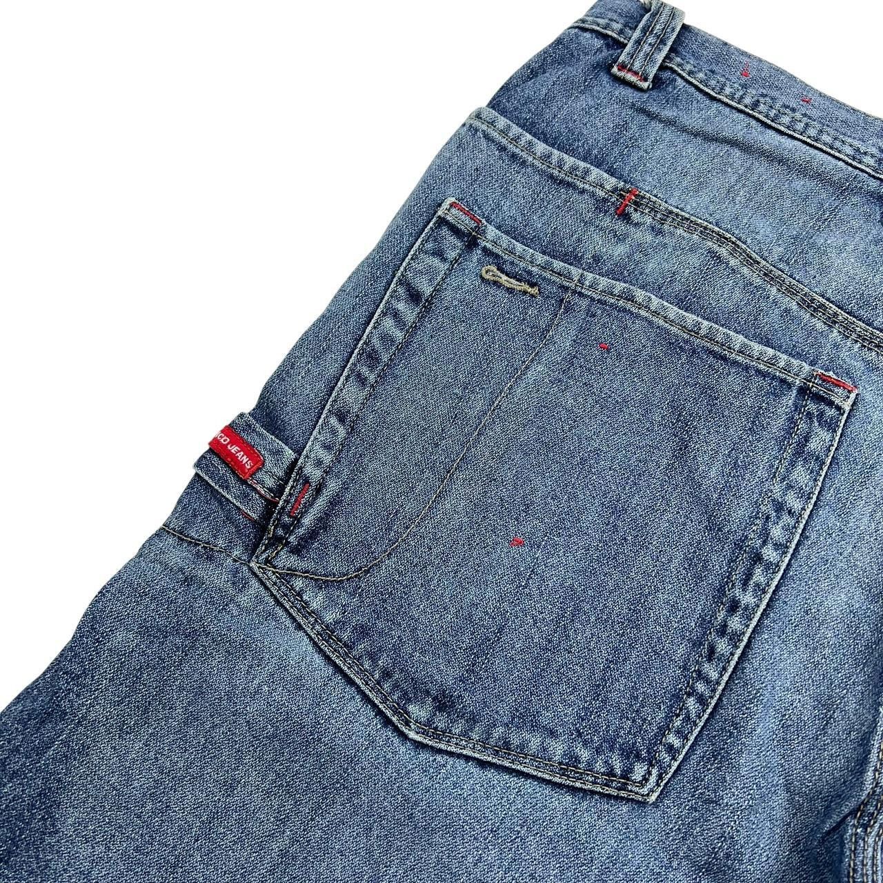 JNCO Vintage Jnco Red Crown Denim Shorts / Jorts - Waist: 34” Size US 34 / EU 50 - 5 Thumbnail