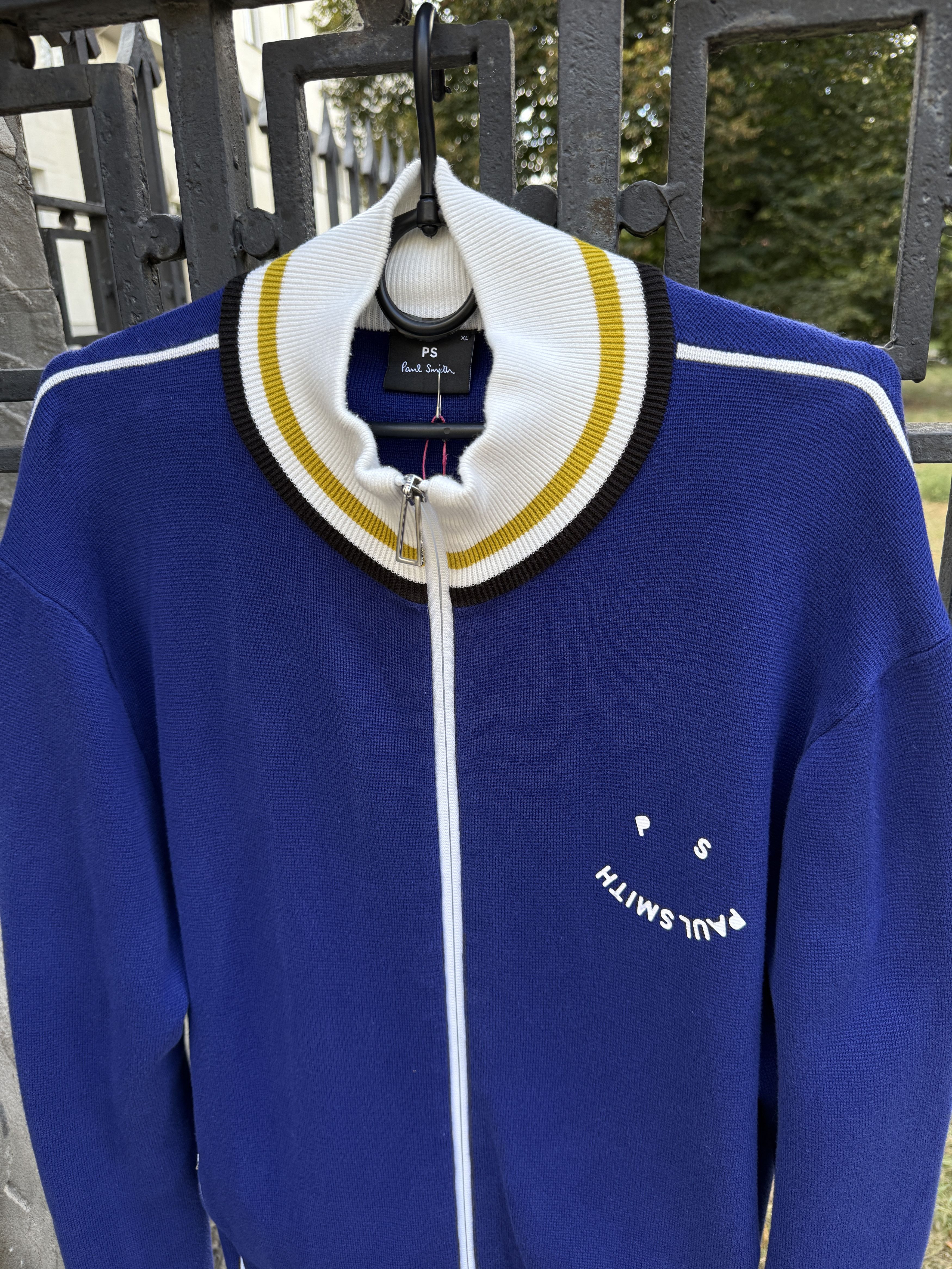 Paul Smith Paul Smith navy zip-up track jacket - XL Size US XL / EU 56 / 4 - 2 Thumbnail