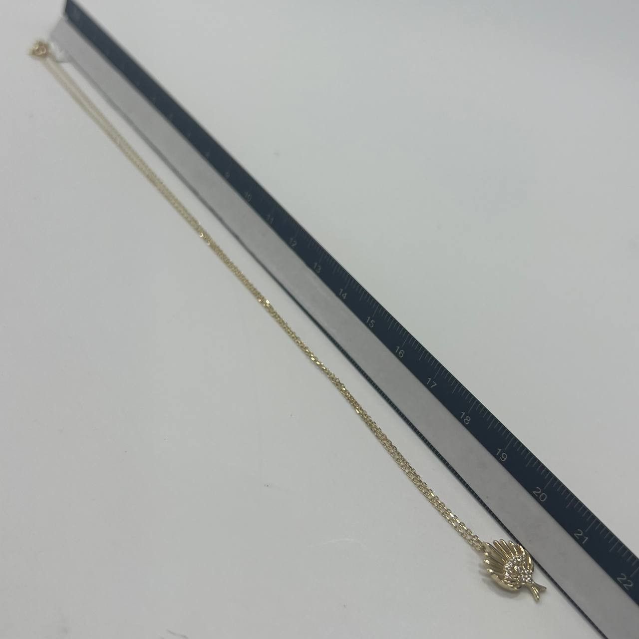 Other New 14K Solid Gold Italian Necklace Elegant 1.7g Size ONE SIZE - 2 Thumbnail