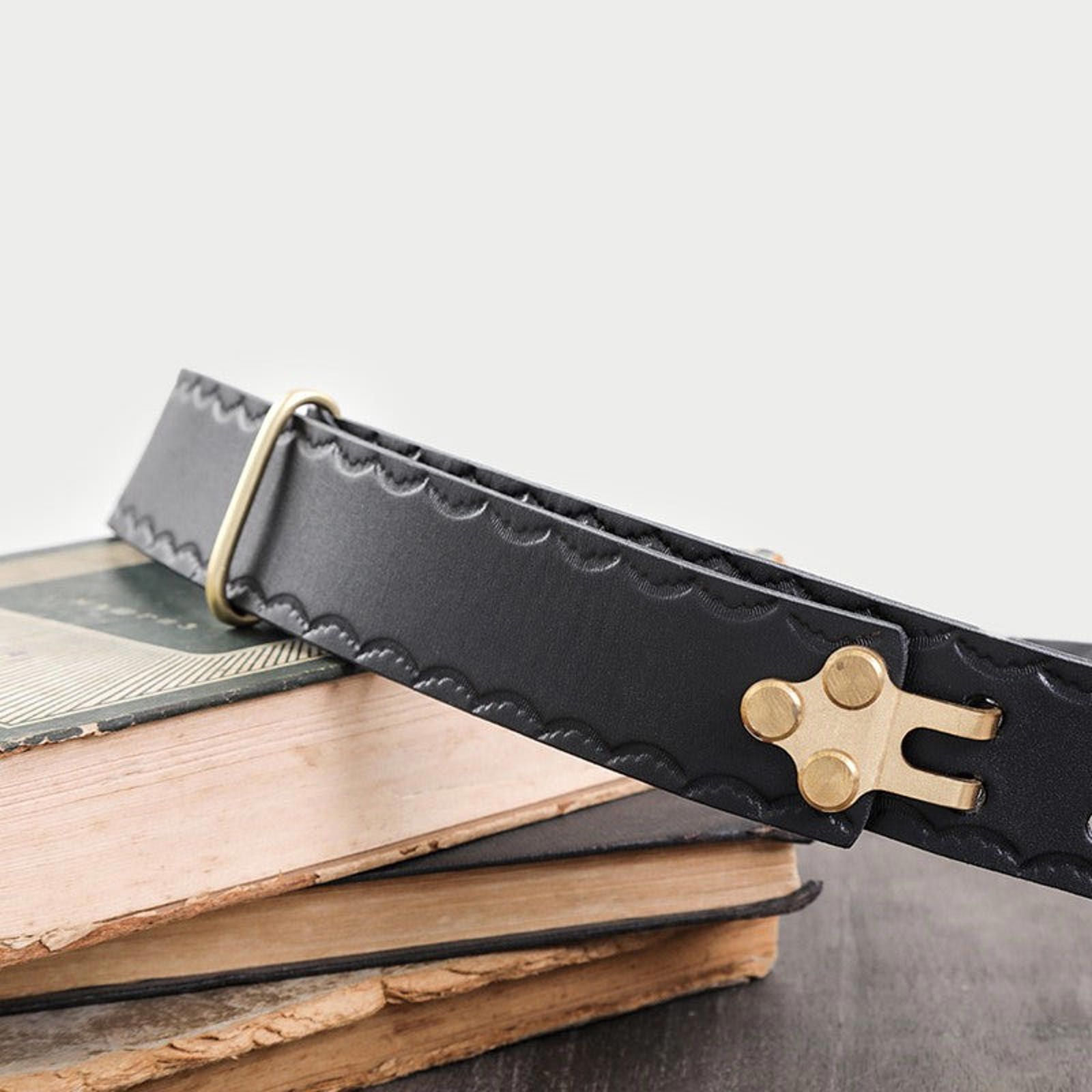 Amekhaki Veg-Tan Belt – Top Leather, Copper Buckle