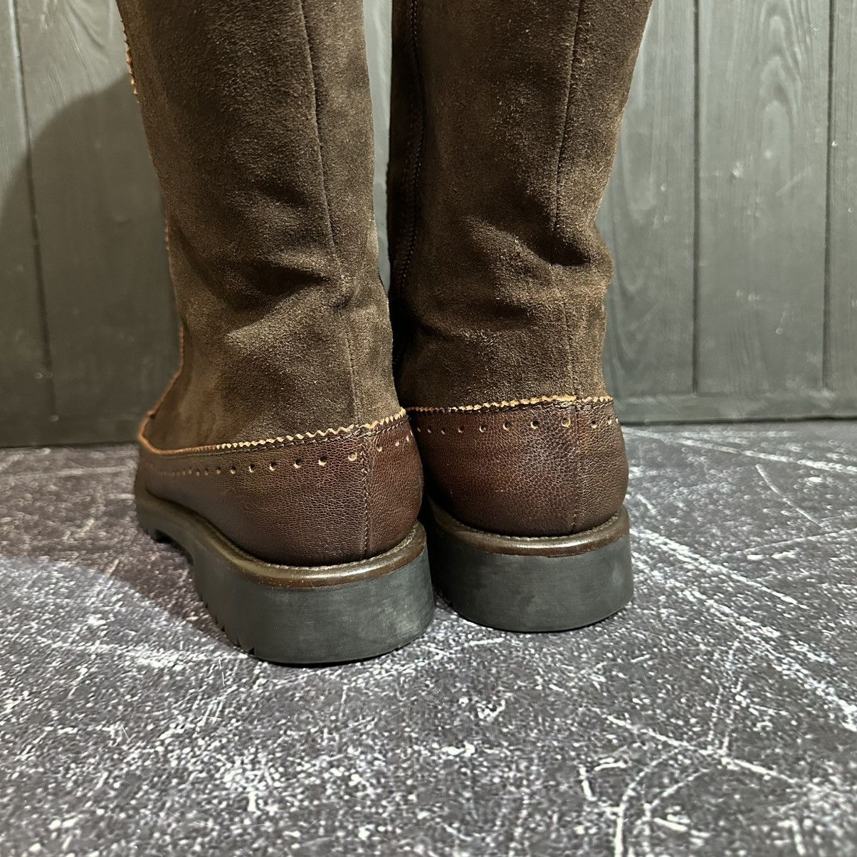 Max Mara MAX MARA - Women’s Brown Suede/Leather Boots Size 38 Size US 8 / IT 38 - 9 Thumbnail