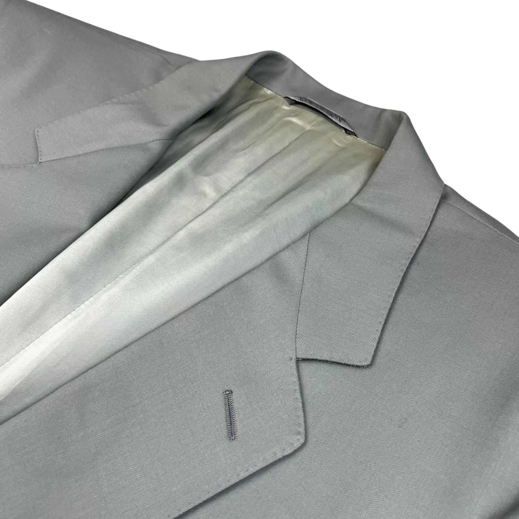 Canali Canali Men's Blazer Wool 2-Button Navy Sage Green 40R Italy Size 40R - 2 Thumbnail