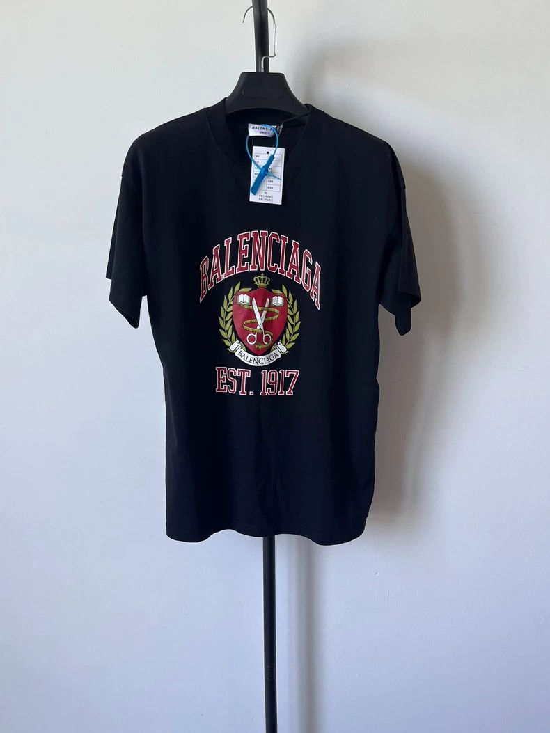 Balenciaga Balenciaga Scissors Wheat Logo T-shirt - dmc Size US XS / EU 42 / 0 - 1 Thumbnail