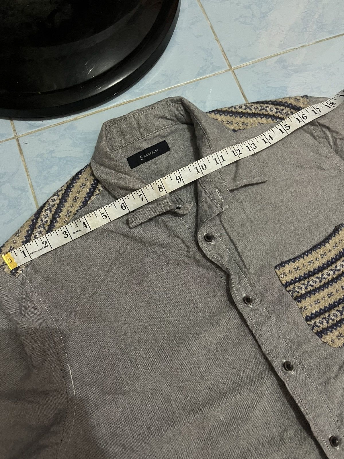 Japanese Brand RAGEBLUE Japan Brand Shirt Size US L / EU 52-54 / 3 - 7 Thumbnail