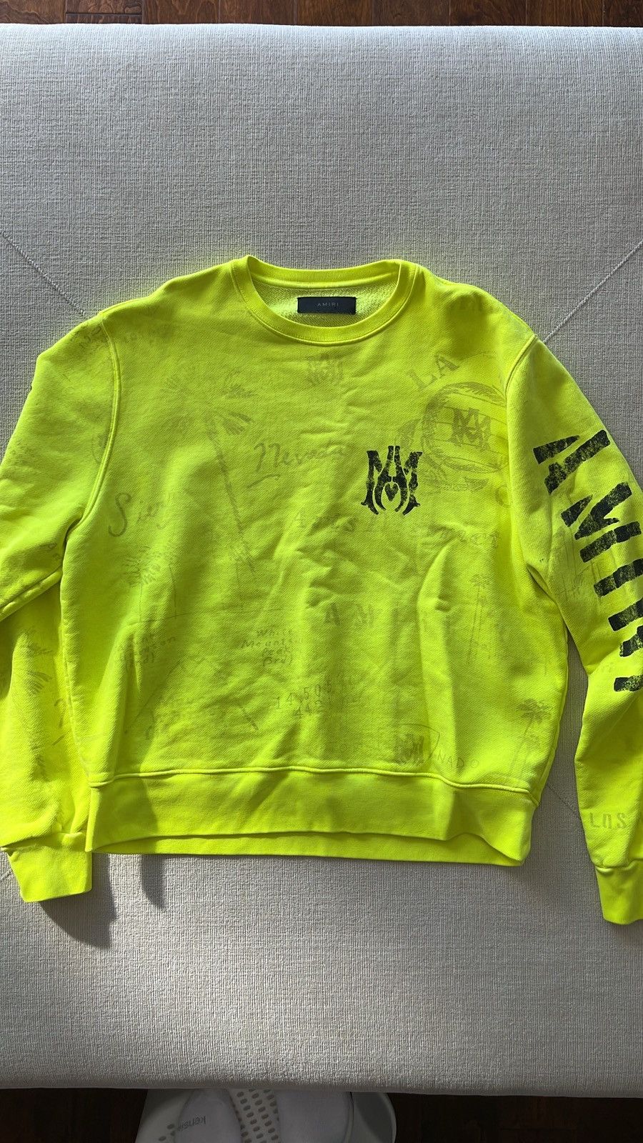Amiri AMIRI Army Stencil Crewneck Size US M / EU 48-50 / 2 - 1 Thumbnail