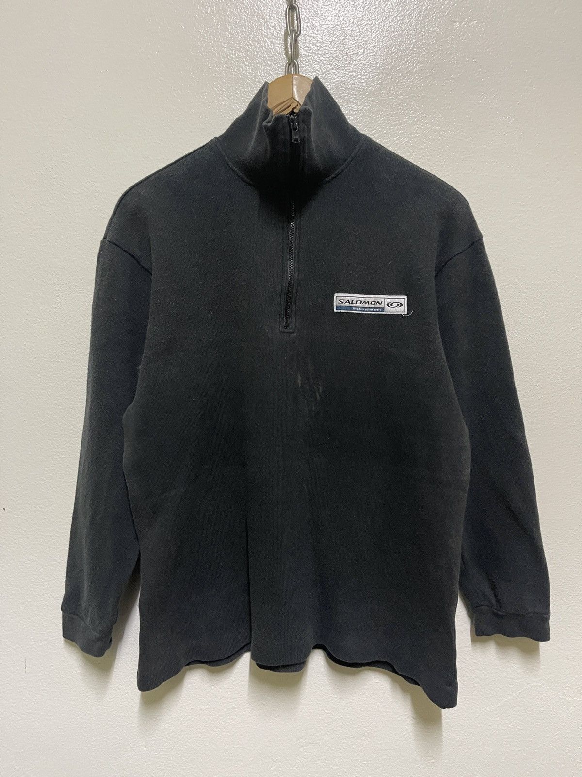 Vintage Salomon Half Zipper Long Sleeve Sun Faded Size US M / EU 48-50 / 2 - 1 Thumbnail