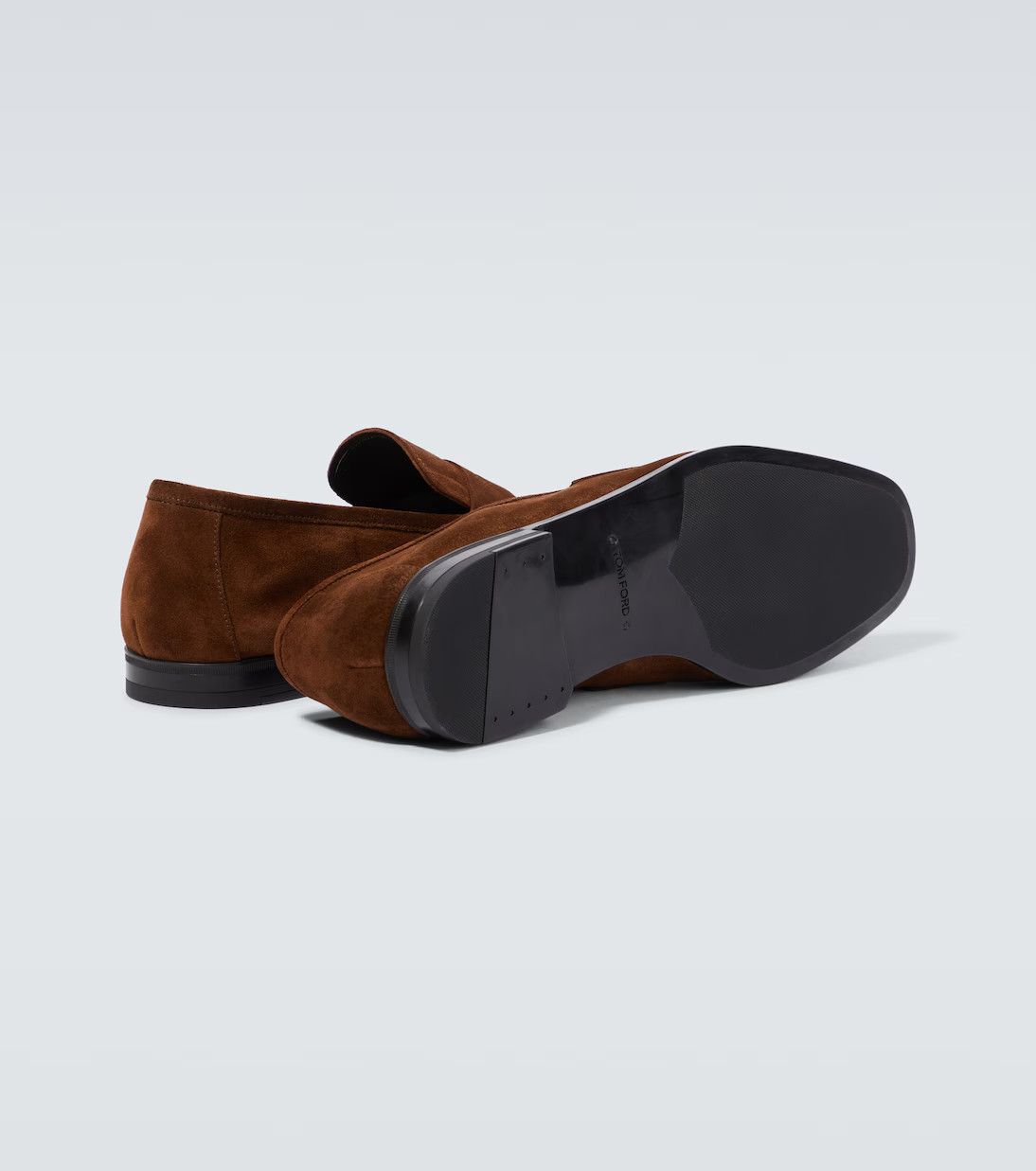 Tom Ford o1loc1c0824 Suede Loafers in Brown Size US 8 / EU 41 - 6 Thumbnail