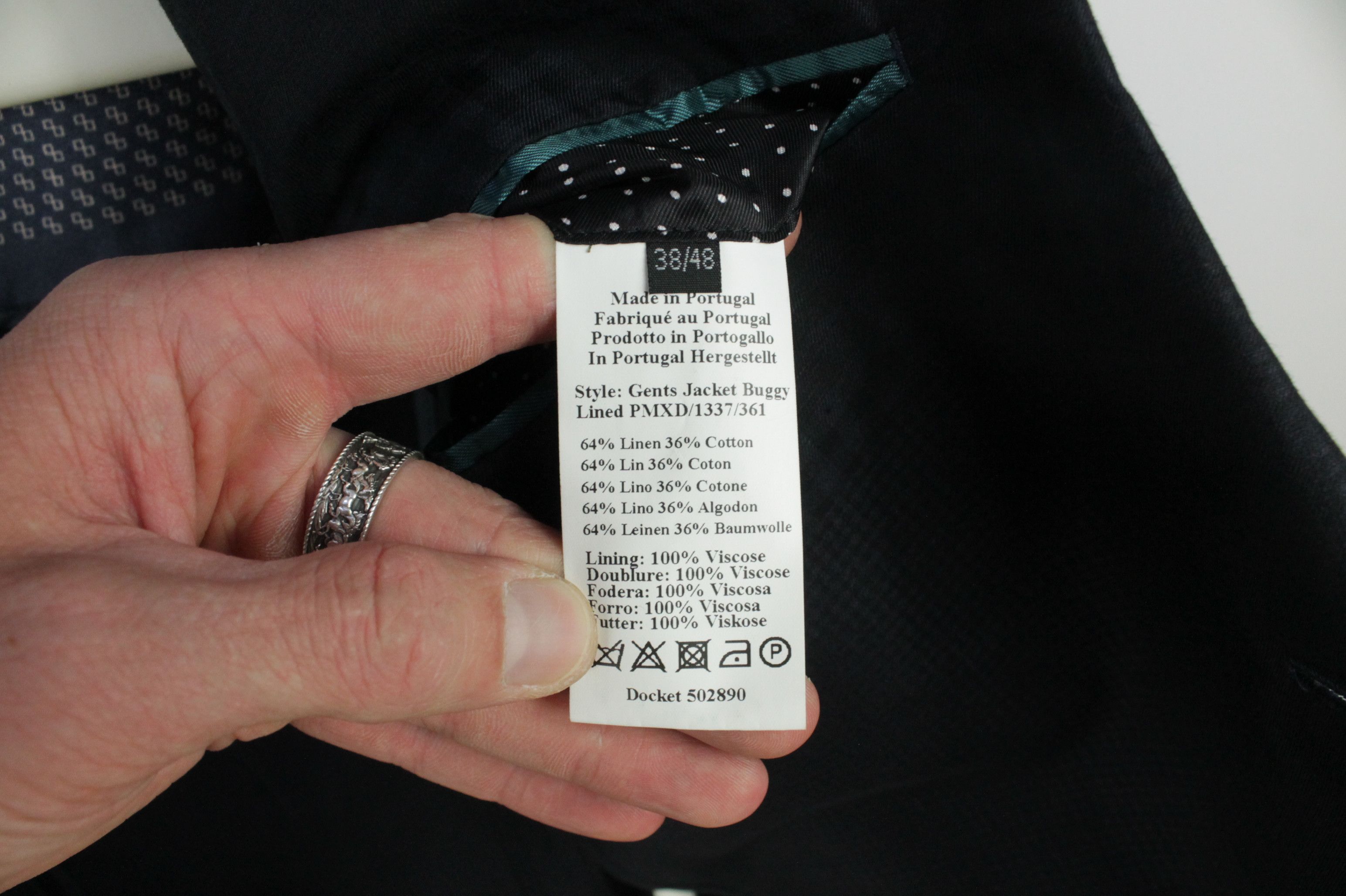 Paul Smith Paul Smith Slim-Fit Cotton-Linen Buggy Lined Blazer Jacket Size US M / EU 48-50 / 2 - 12 Thumbnail