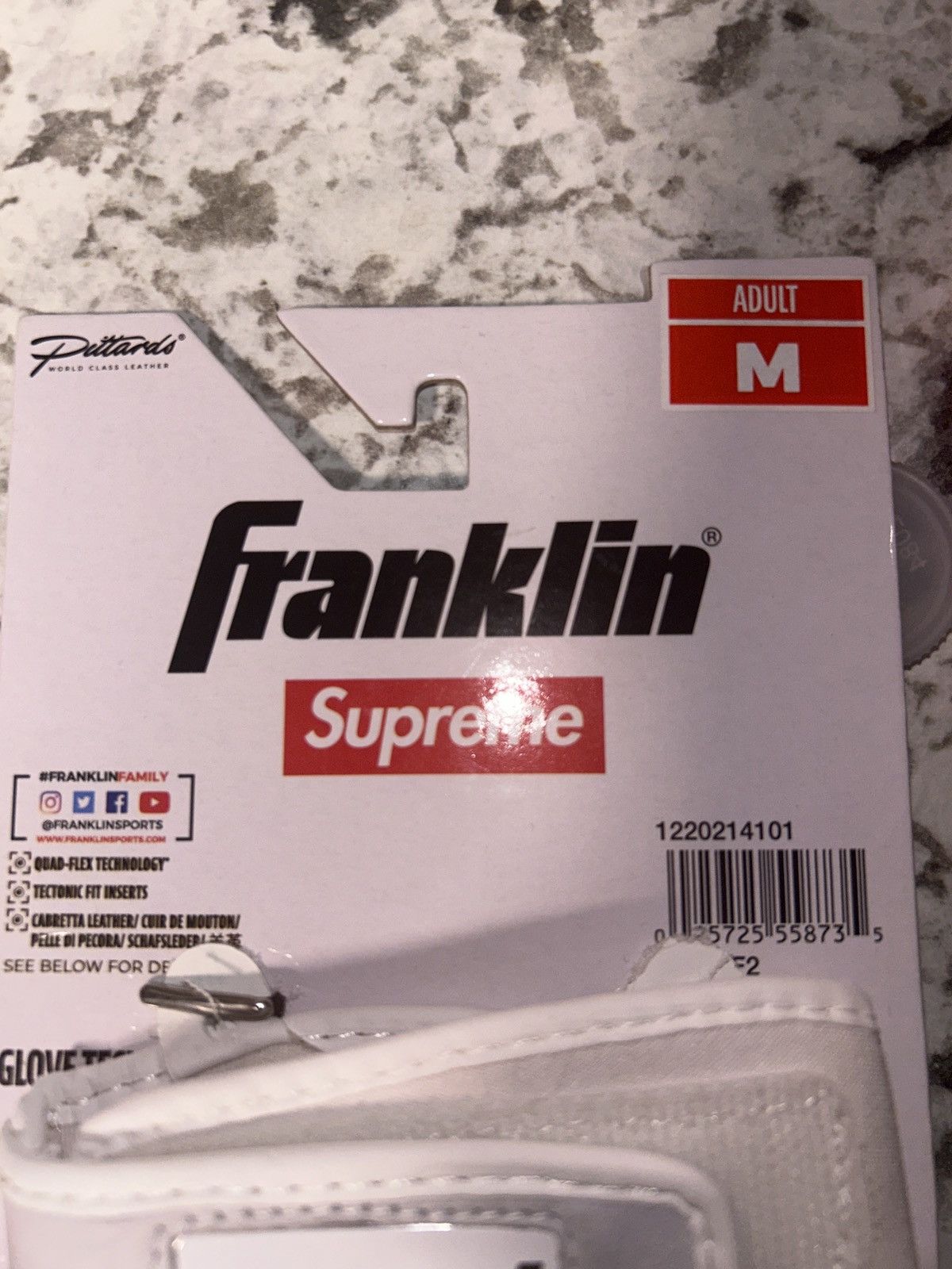 Supreme × Vintage franklin x supreme batting gloves Size ONE SIZE - 3 Thumbnail