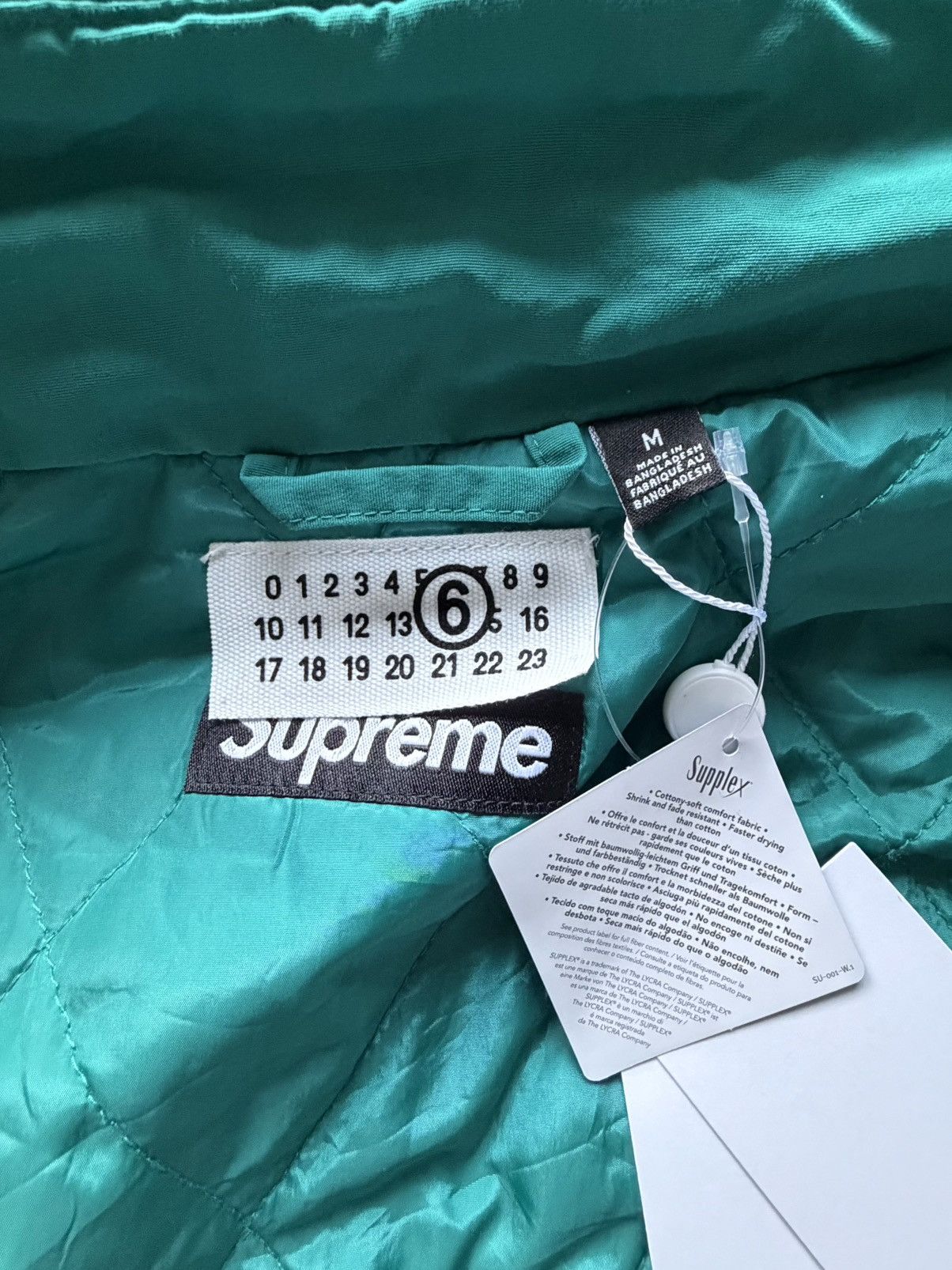 Maison Margiela × Supreme Supreme®/MM6 Maison Margiela Split Stadium Jacket Size US M / EU 48-50 / 2 - 7 Thumbnail
