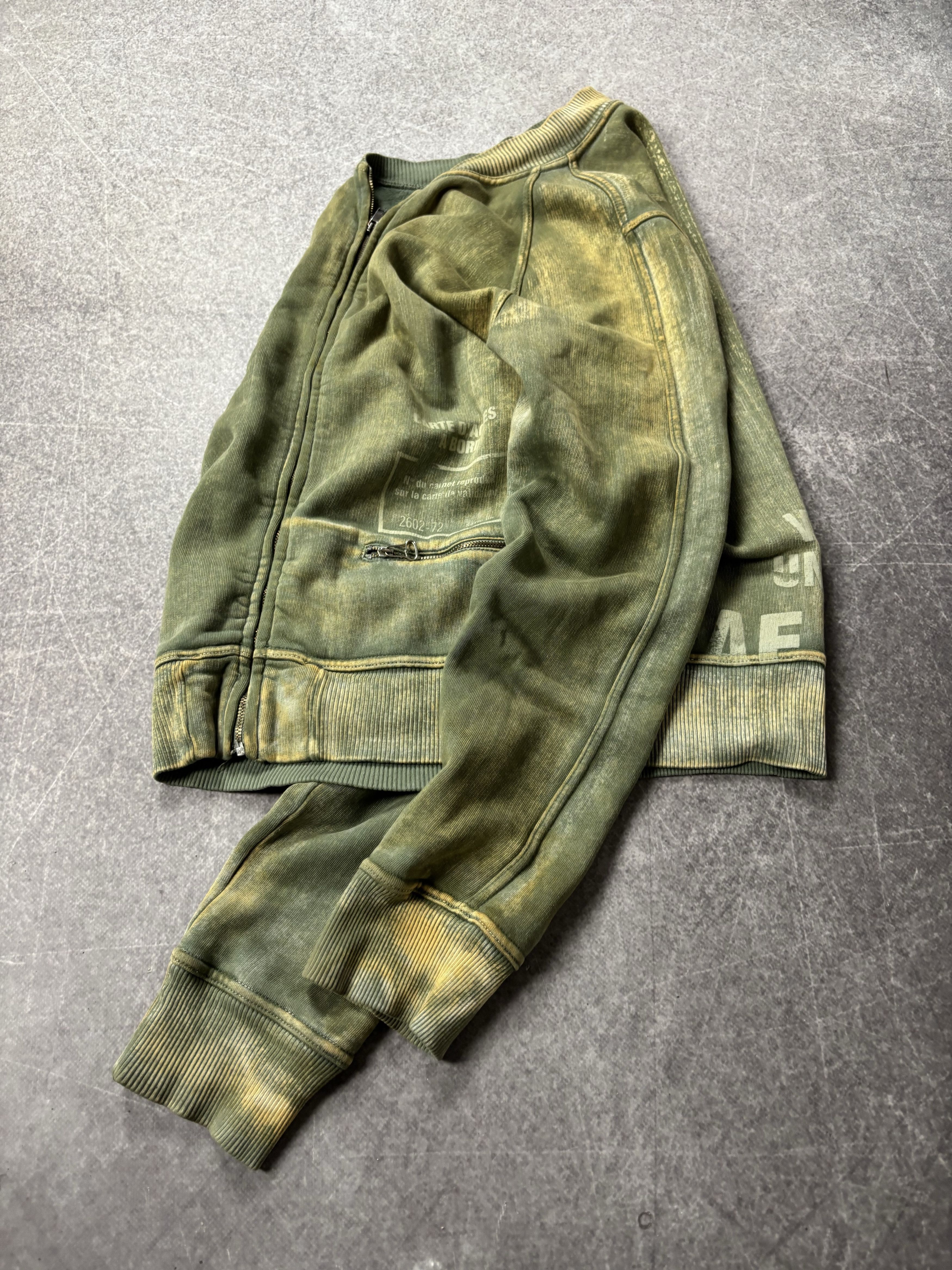 Diesel VTG JUNYA WATANABE STYLE WASHED TRASHED DIESEL SWEATSHIRT Size US S / EU 44-46 / 1 - 1 Thumbnail